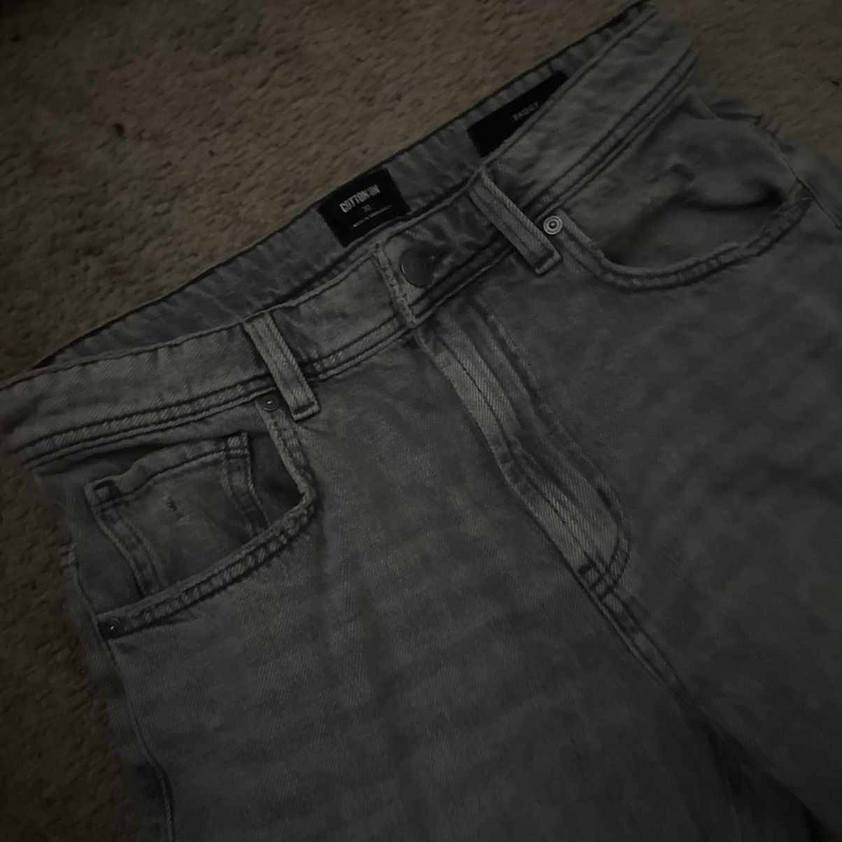 Cotton On Baggy Stone Grey Cotton On Jeans Size US 30 / EU 46 - 4 Thumbnail