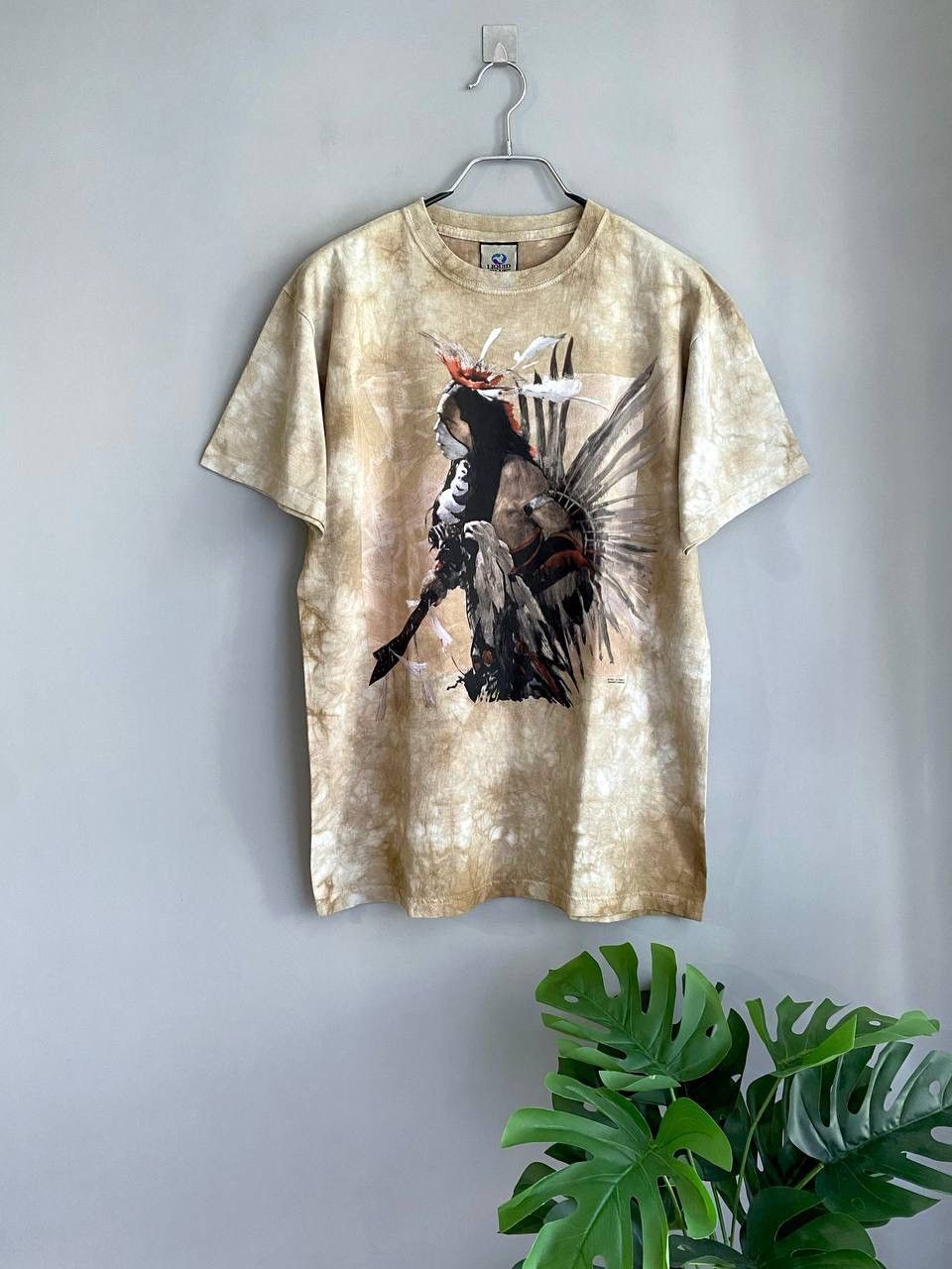 Liquid Blue Vintage Liquid Blue T-Shirt American Indian Warrior Print, M Size US M / EU 48-50 / 2 - 1 Thumbnail