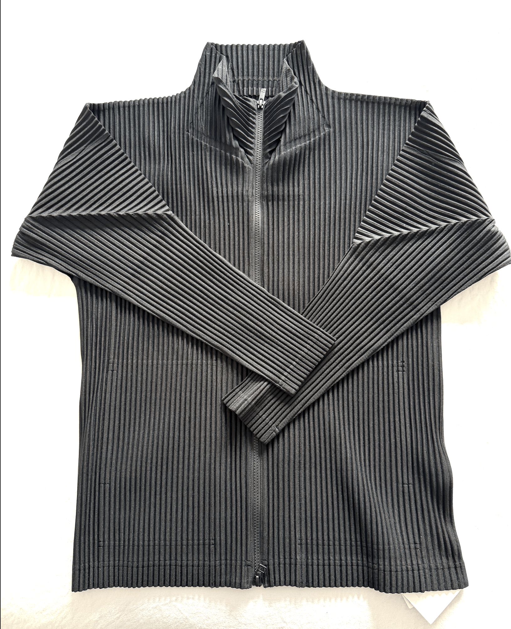 Issey Miyake Long sleeve zip up - HOMME PLISSÉ ISSEY MIYAKE Size US L / EU 52-54 / 3 - 2 Thumbnail