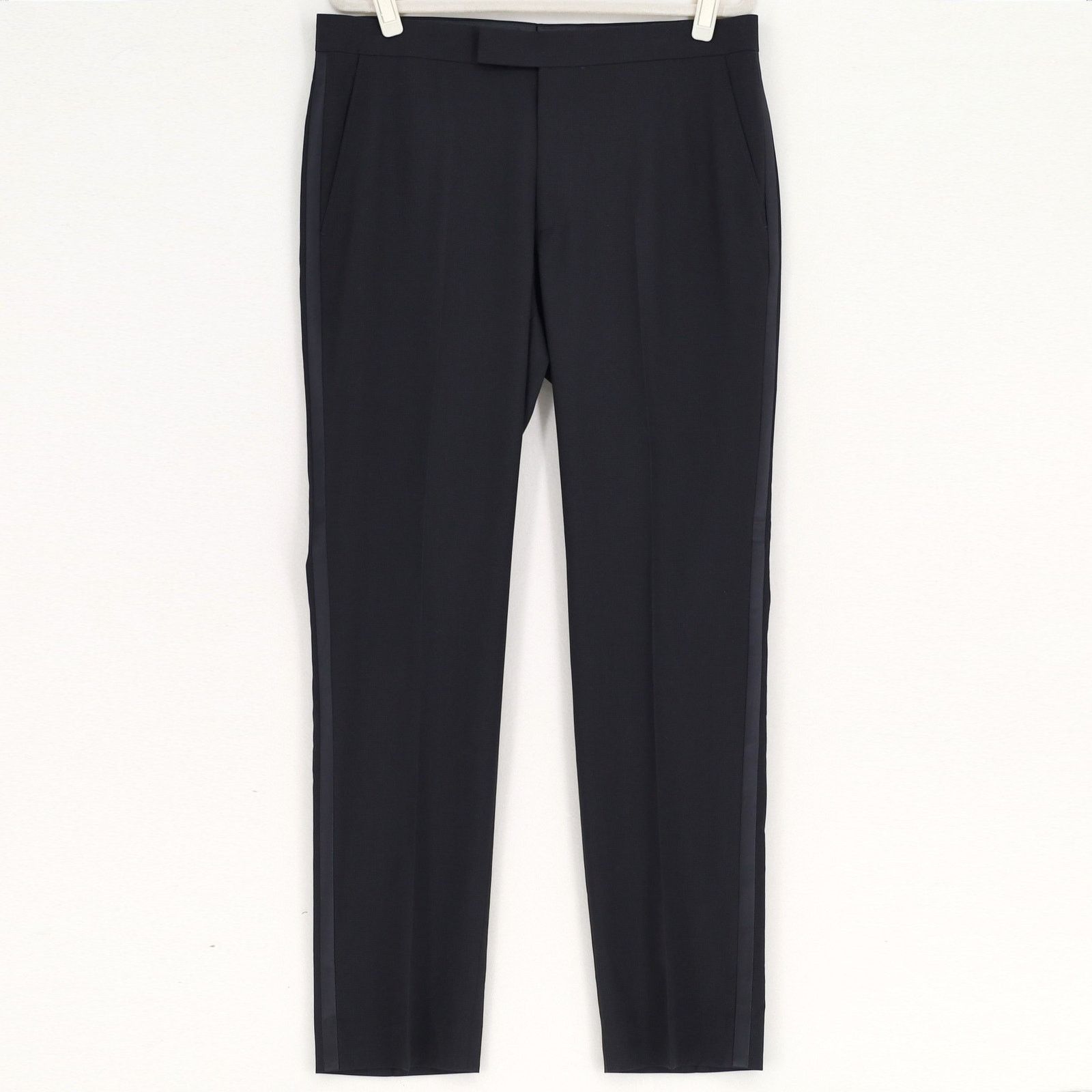 Kenneth Cole Kenneth Cole Reaction Men's Black Slim Dress Pants 42W 32L Size US 42 / EU 58 - 5 Thumbnail