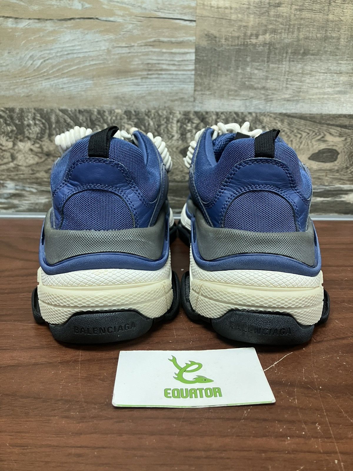 Balenciaga Balenciaga Triple S Cool Blue Grey Size 10 Size US 10 / EU 43 - 6 Thumbnail
