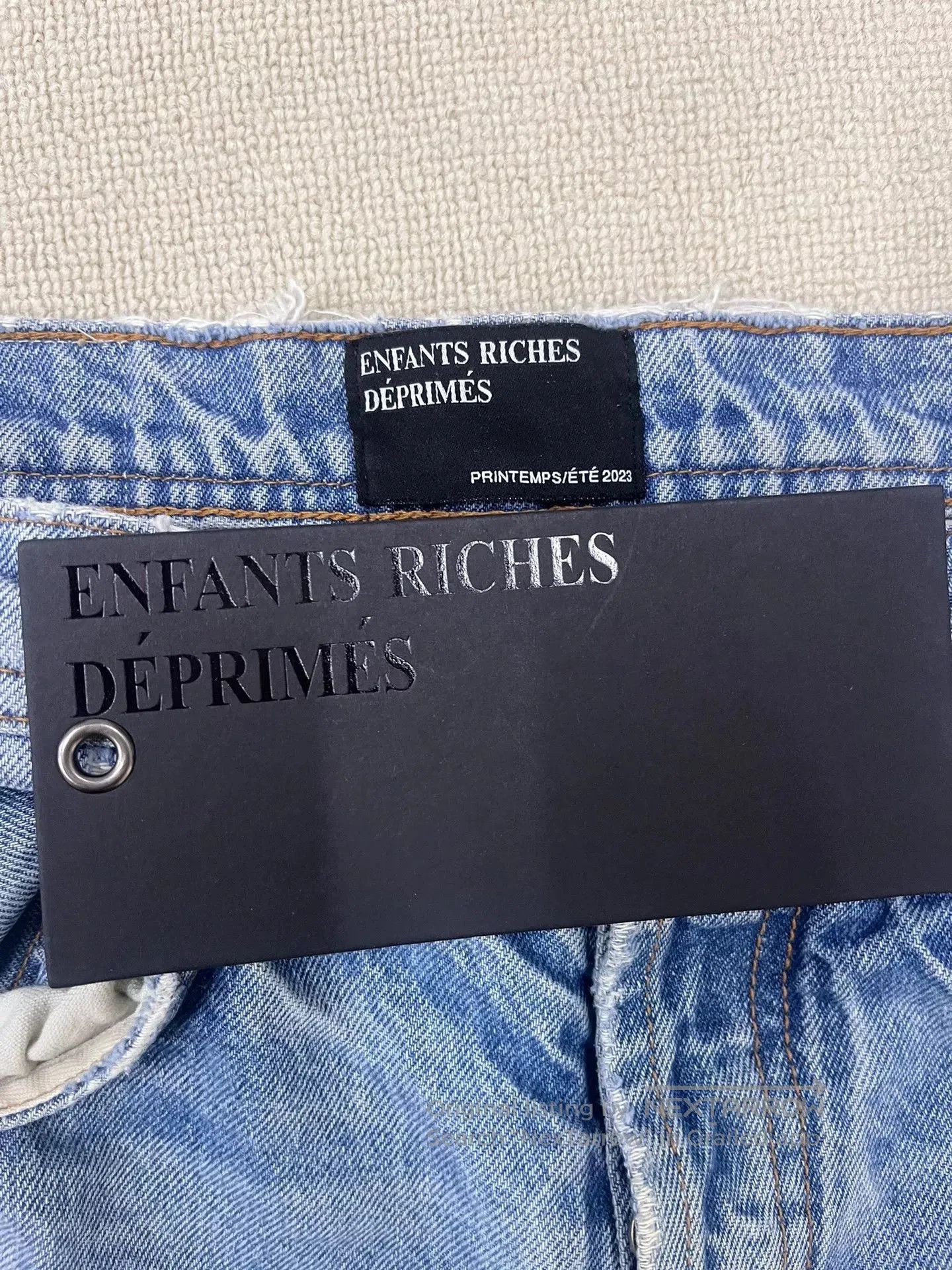 Enfants Riches Deprimes Enfants Riches Deprimes Distressed Blue Denim Pants. Size US 29 - 6 Thumbnail