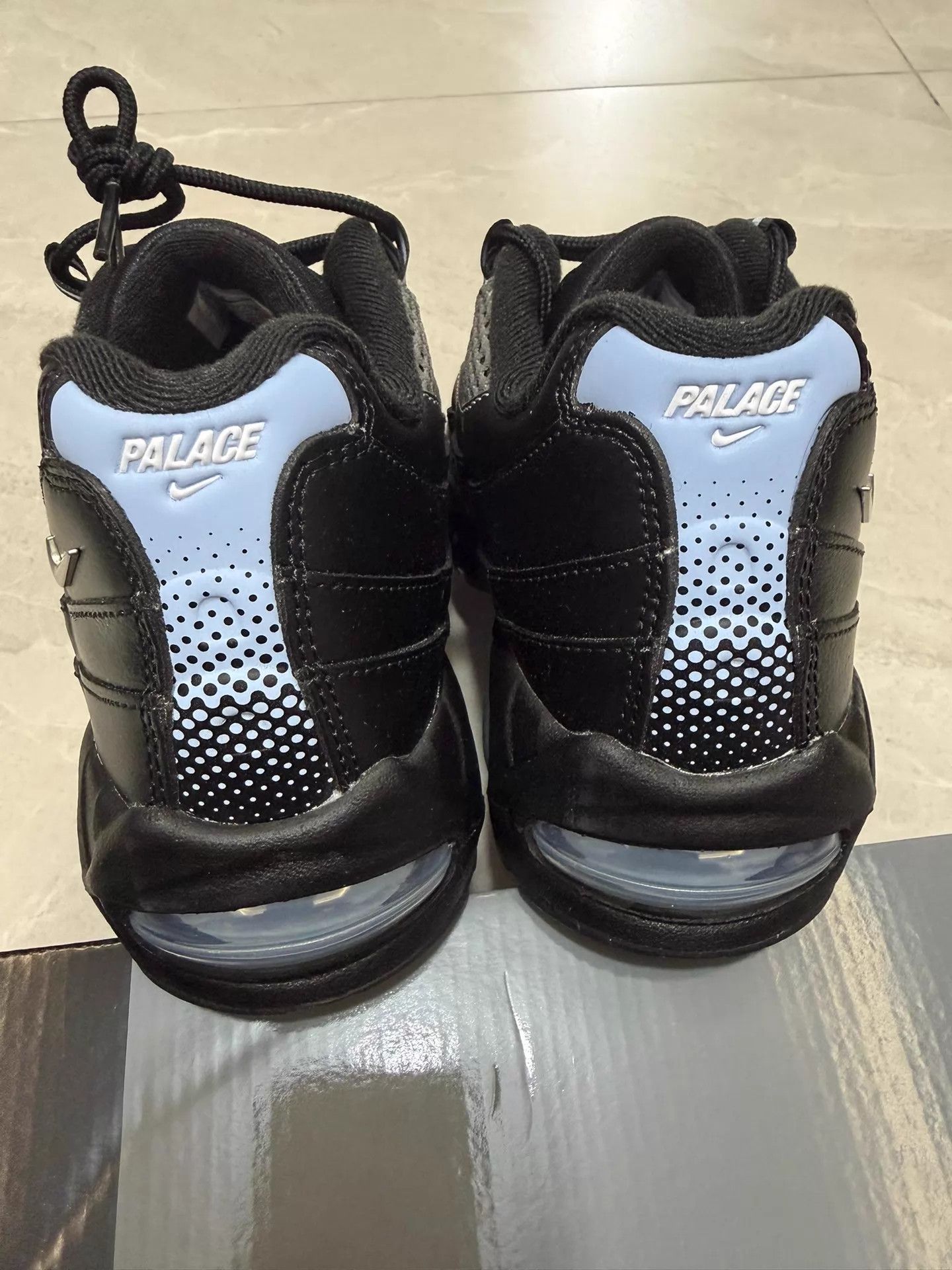 Nike Nike x PALACE AirMax95 Big Bubble Silver Black Unisex 43 New Size US 10 / EU 43 - 8 Thumbnail