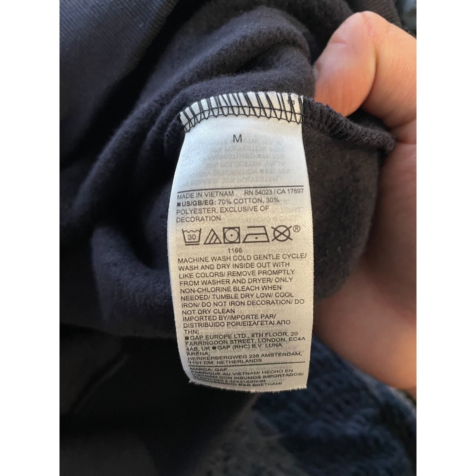 Gap GAP Black Grey Palace Hoodie Size US M / EU 48-50 / 2 - 4 Thumbnail