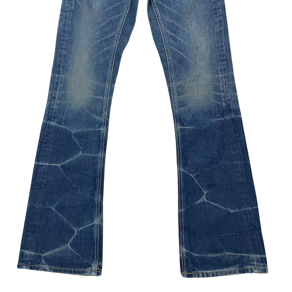 Japanese Brand LEE x MIDAS Machiavel Denim Flare Jeans Size US 30 / EU 46 - 7 Thumbnail