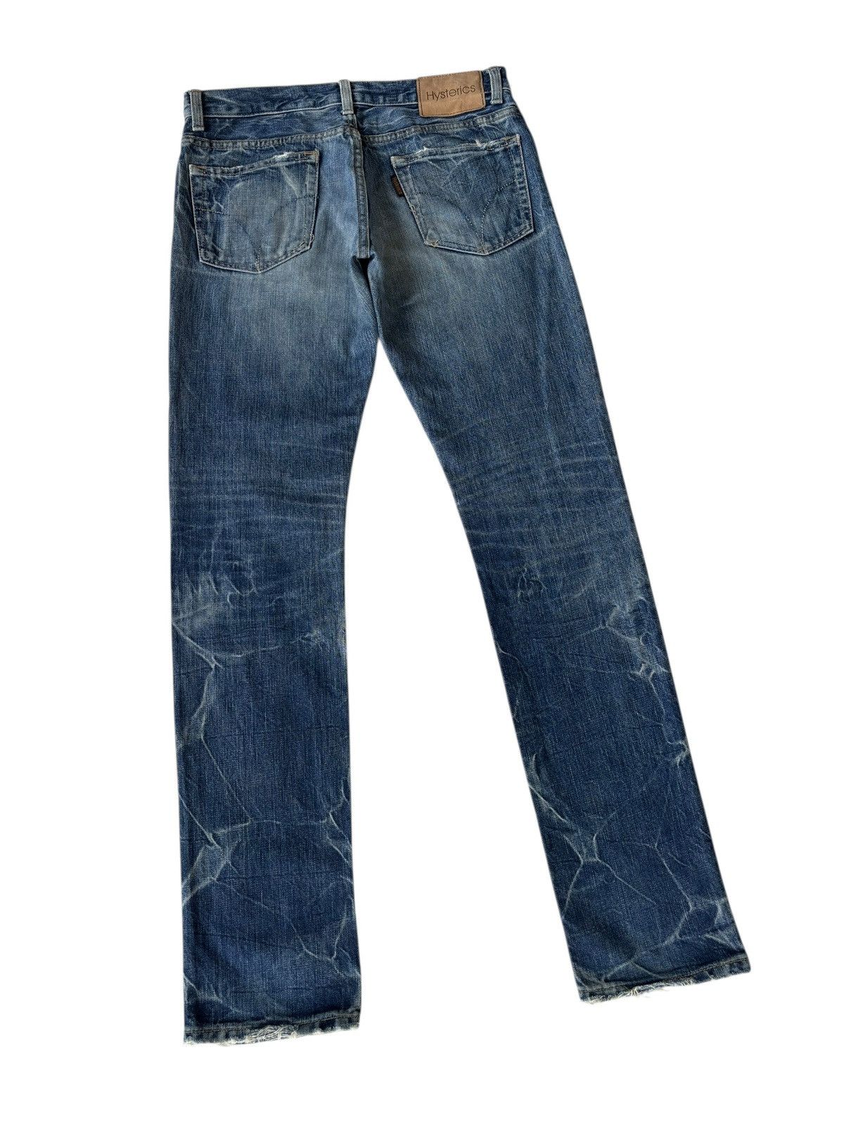 Hysteric Glamour × Undercover GRAIL🔥ARCHIVE HYSTERICS PUNK STUDDED DISTRESSED DENIM JEANS Size US 31 - 7 Thumbnail