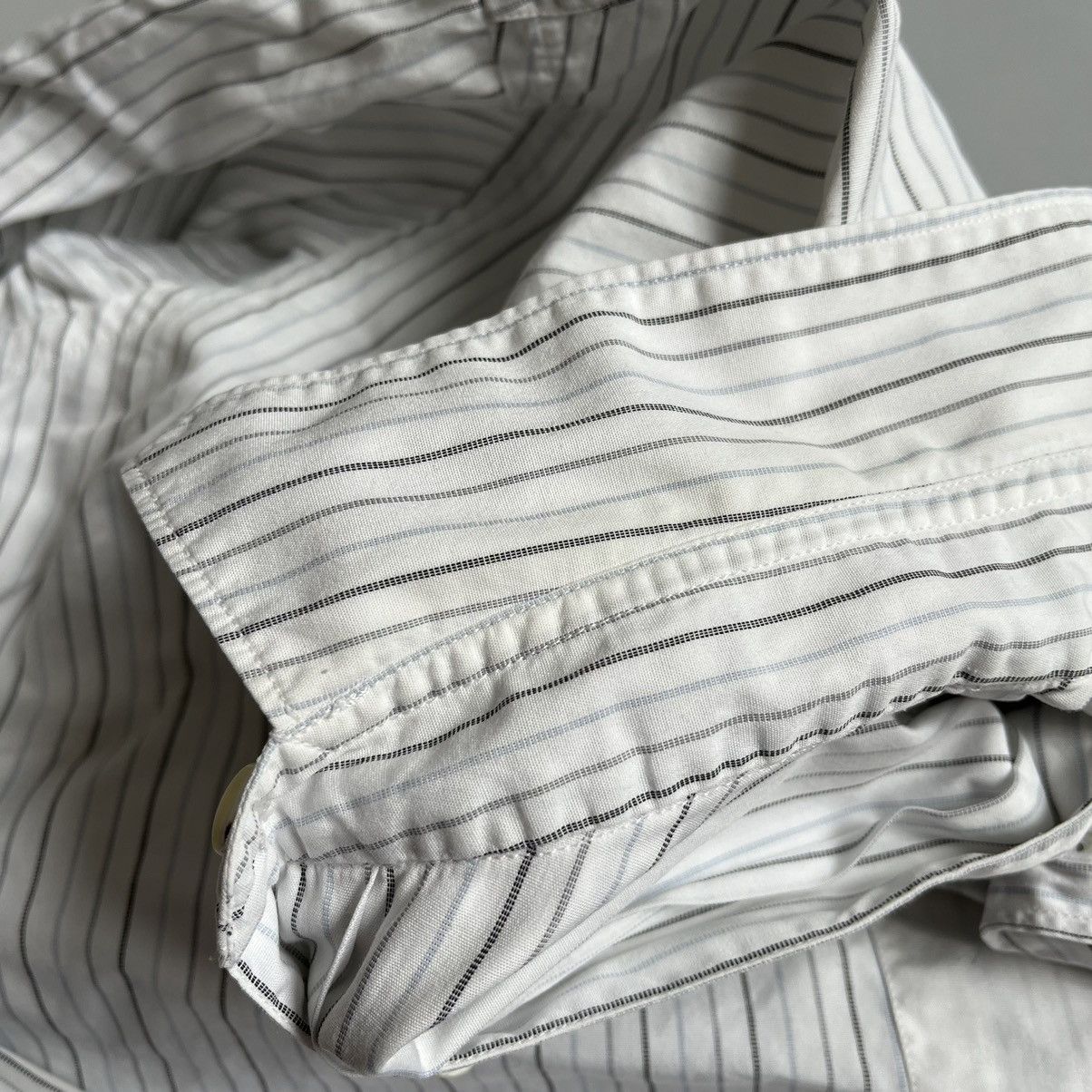 Comme des Garcons SHIRT Vintage Comme des Garcons Striped Button Up Shirt Size M / US 6-8 / IT 42-44 - 12 Thumbnail