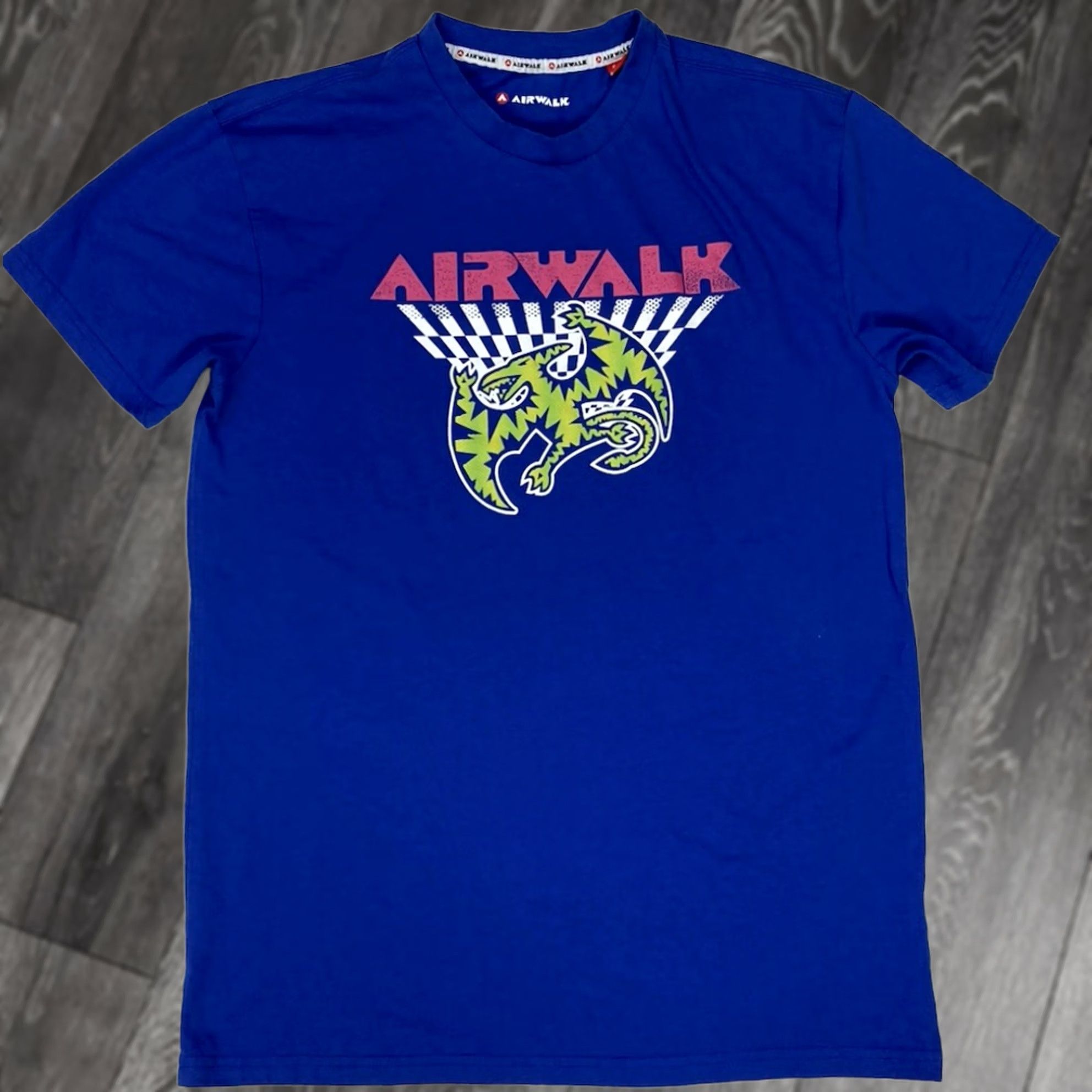 Airwalk Airwalk Graphic T-shirt Men Small Blue Short Sleeve Size US S / EU 44-46 / 1 - 1 Thumbnail
