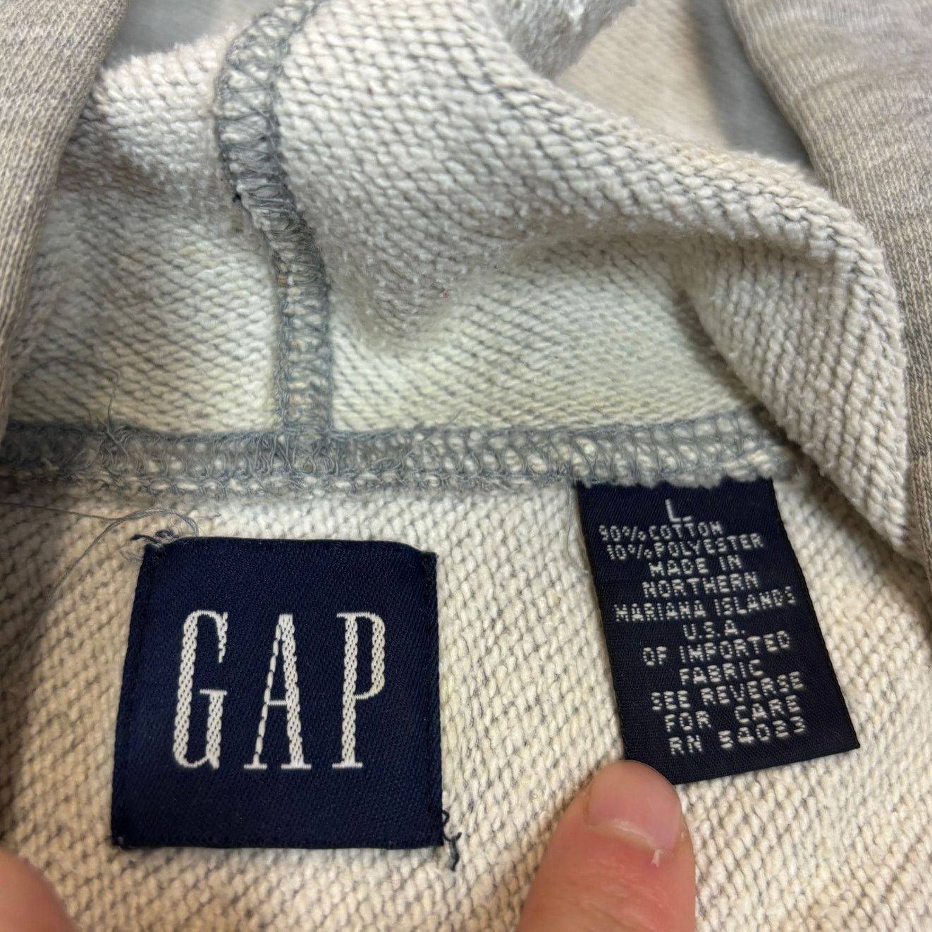 Gap × Vintage Vintage Y2K Gap Athletic Spellout Hoodie Men's Large Grunge Size US L / EU 52-54 / 3 - 5 Thumbnail