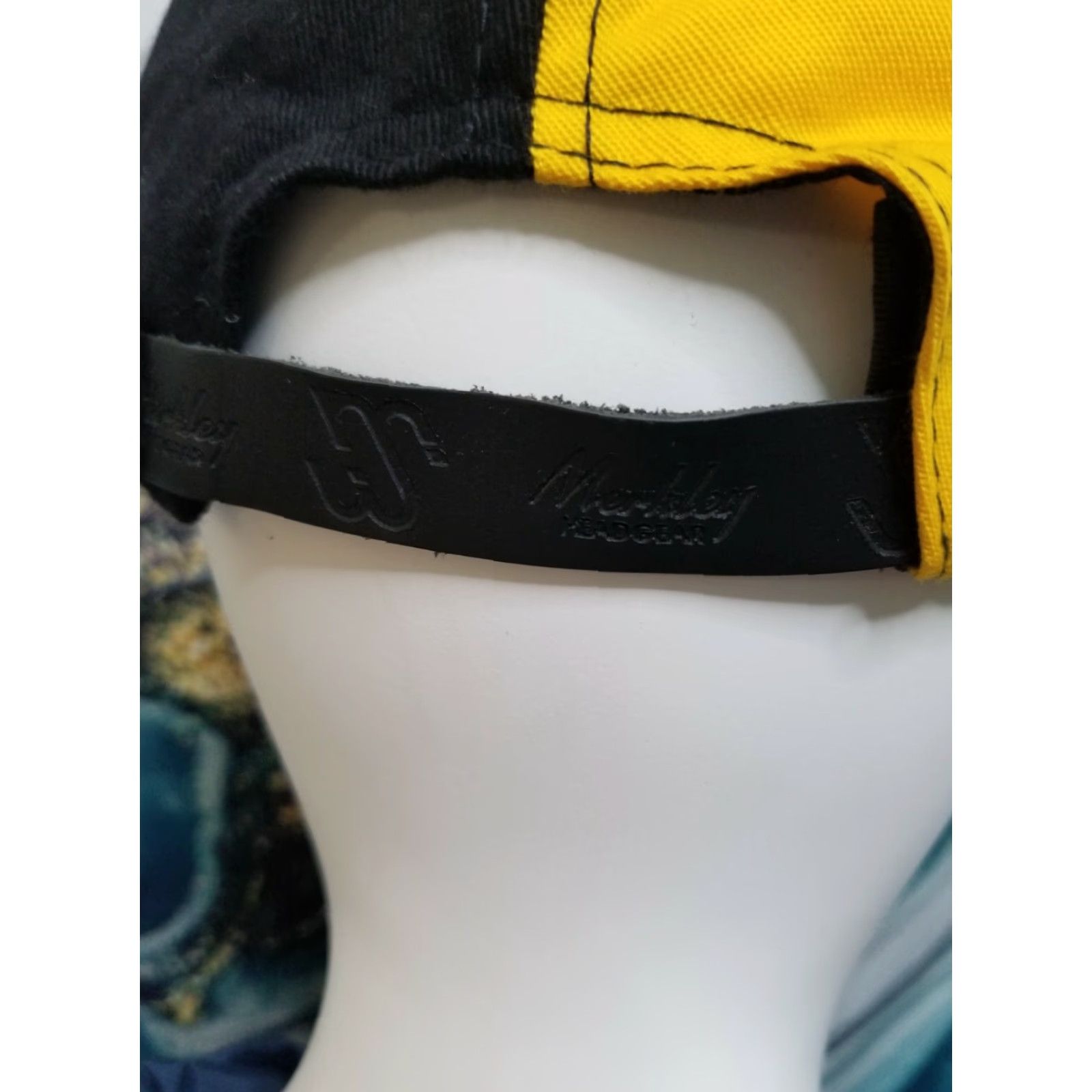 Vintage VINTAGE Merkley Headgear Strapback Baseball Cap Hat The Tradition OSFA Adjustable Teal Mens Cap Size ONE SIZE - 4 Thumbnail