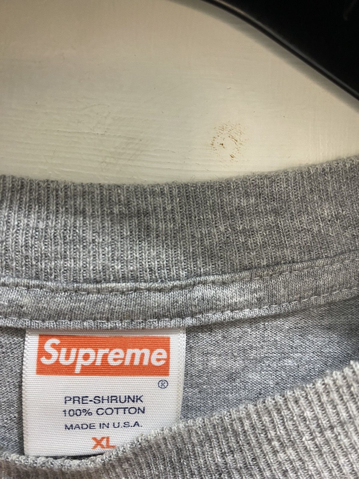 Supreme Supreme Karma T-shirt, size XL, gray, with print, used Size US XL / EU 56 / 4 - 7 Thumbnail