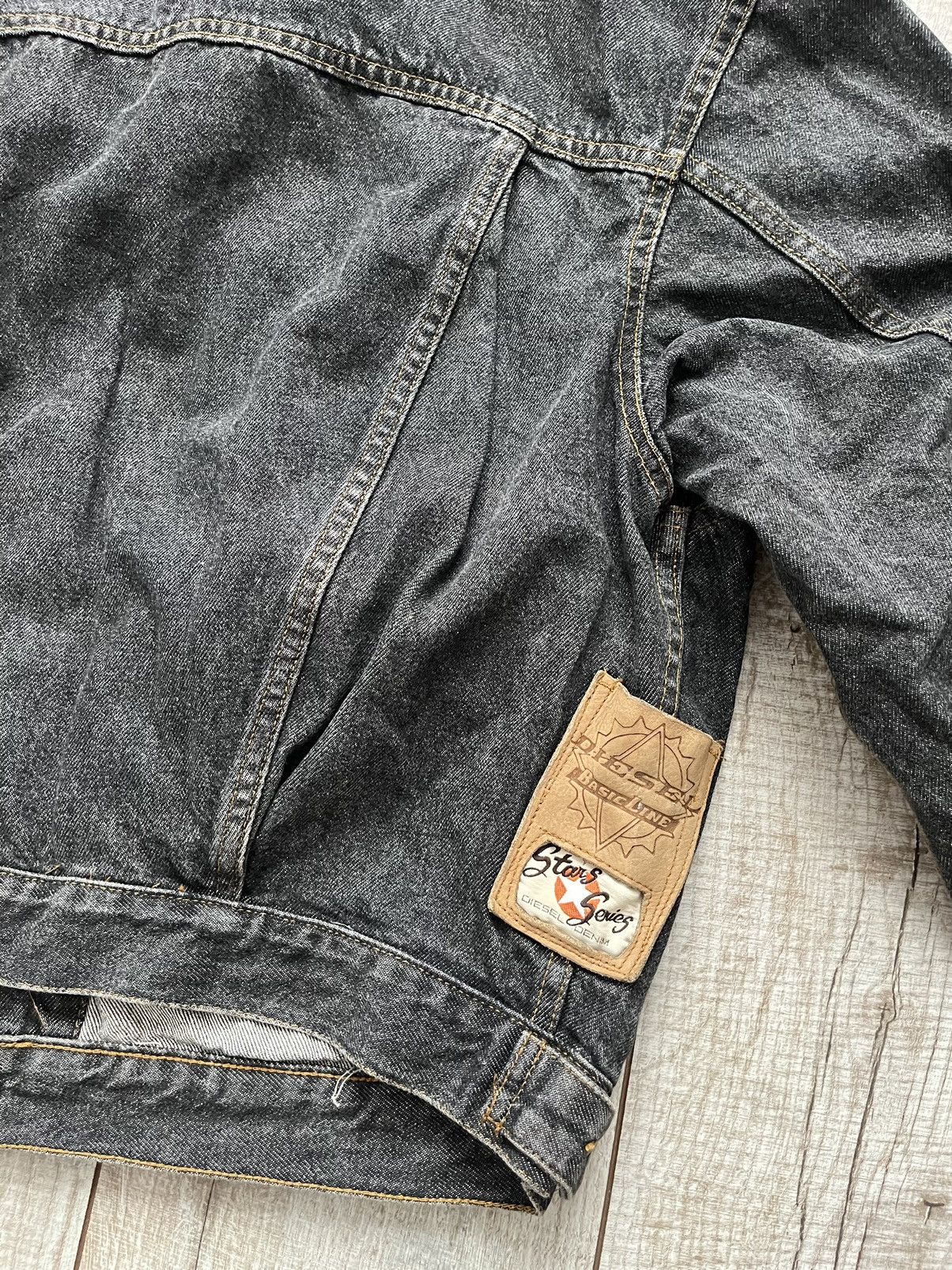 Diesel × Vintage Vintage 80s 90s Diesel Denim Jacket Size L men Size US L / EU 52-54 / 3 - 13 Thumbnail