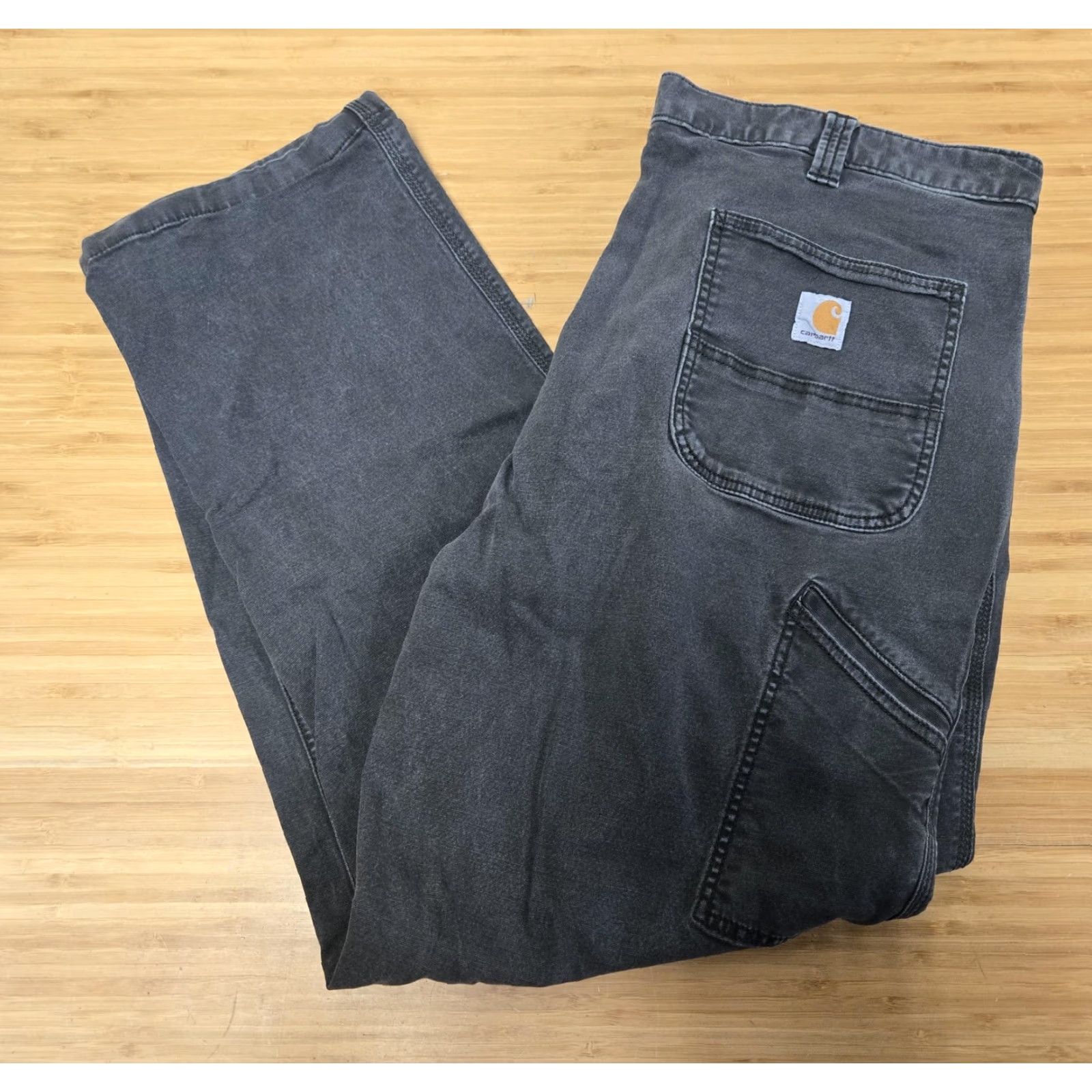 Carhartt Carhartt Pants Mens 40x32 Gray Rugged Flex Relaxed Work Utility Durable Canvas Cotton Spandex Size US 40 / EU 56 - 2 Thumbnail