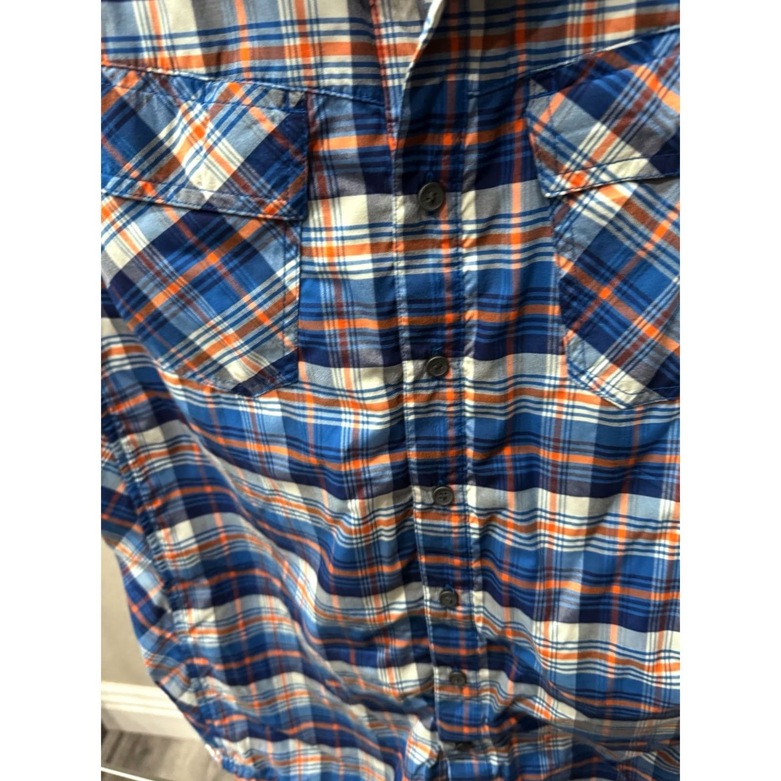 Vintage 511 Tactical Shirt Mens M Poly Plaid SHORT SLEEVE BUTTON Size US M / EU 48-50 / 2 - 7 Thumbnail