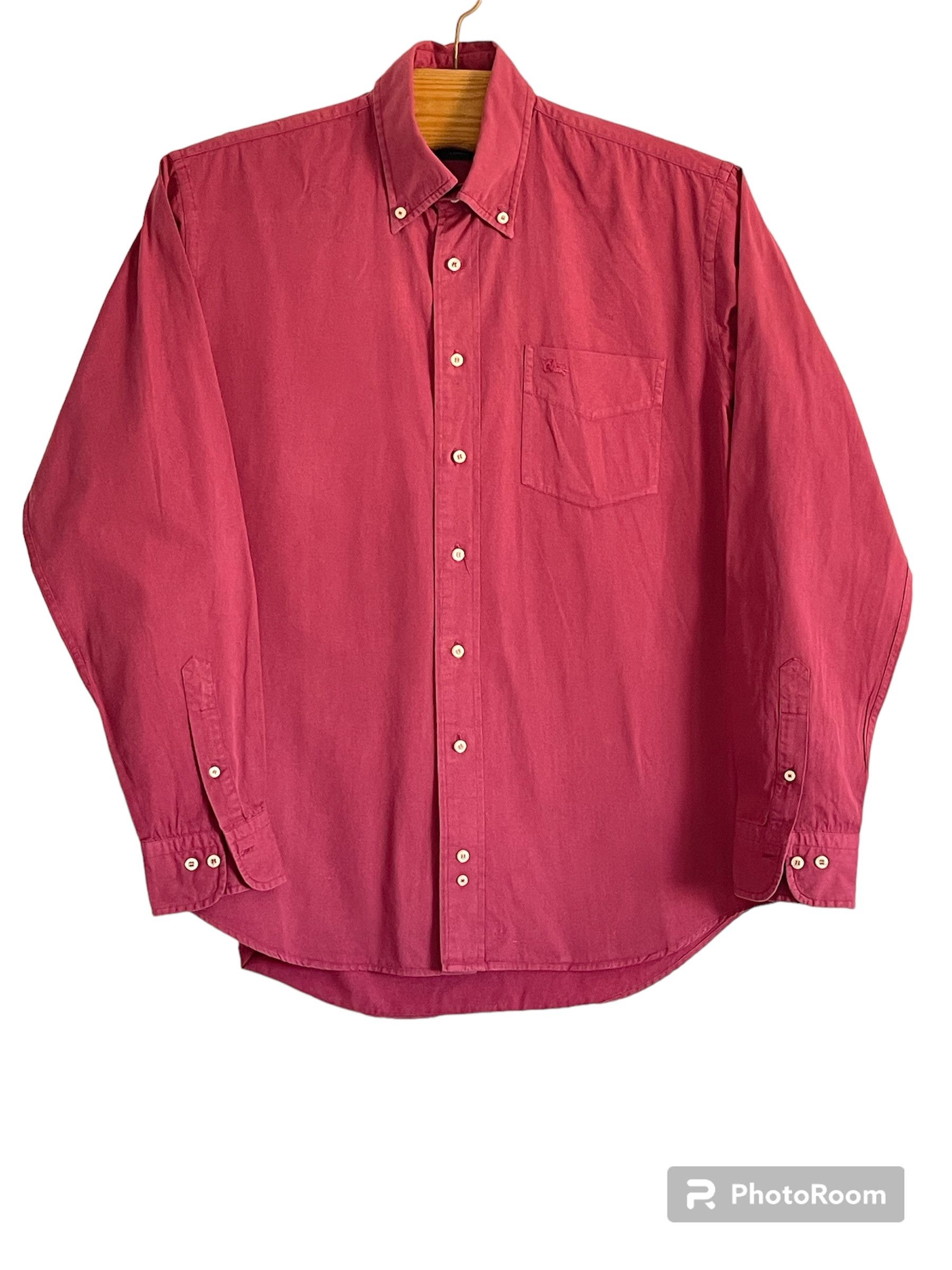 🔥 burgundy shirt size M Burberry