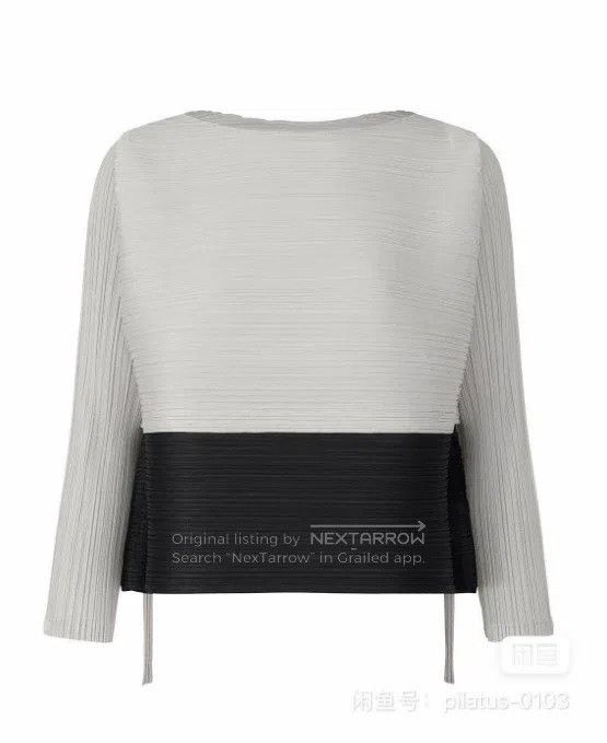 Issey Miyake Issey Miyake Color Block Long Sleeve Size L / US 10 / IT 46 - 1 Thumbnail