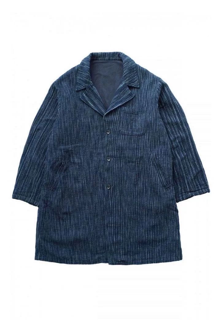 Porter Classic indigo kasuri coat by porter classic Size US M / EU 48-50 / 2 - 1 Thumbnail