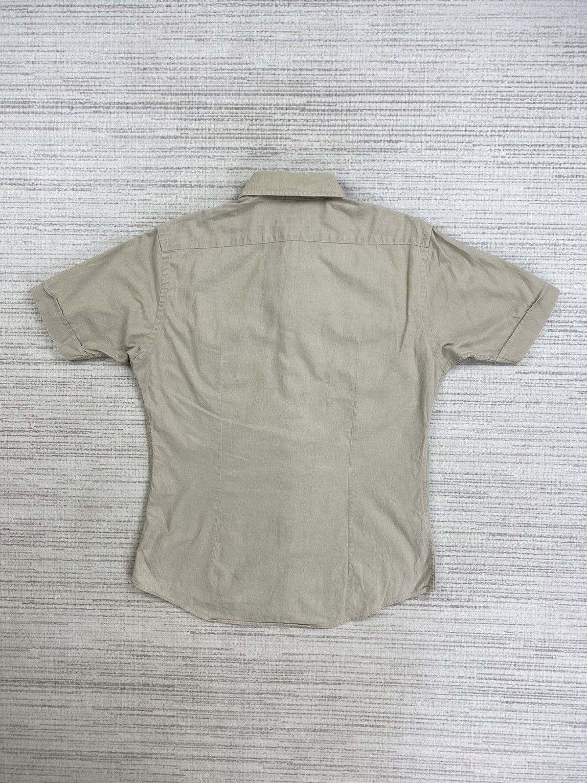 Burberry Vintage Burberry Black Label Button Ups Shortsleeve Shirt Size US M / EU 48-50 / 2 - 2 Thumbnail