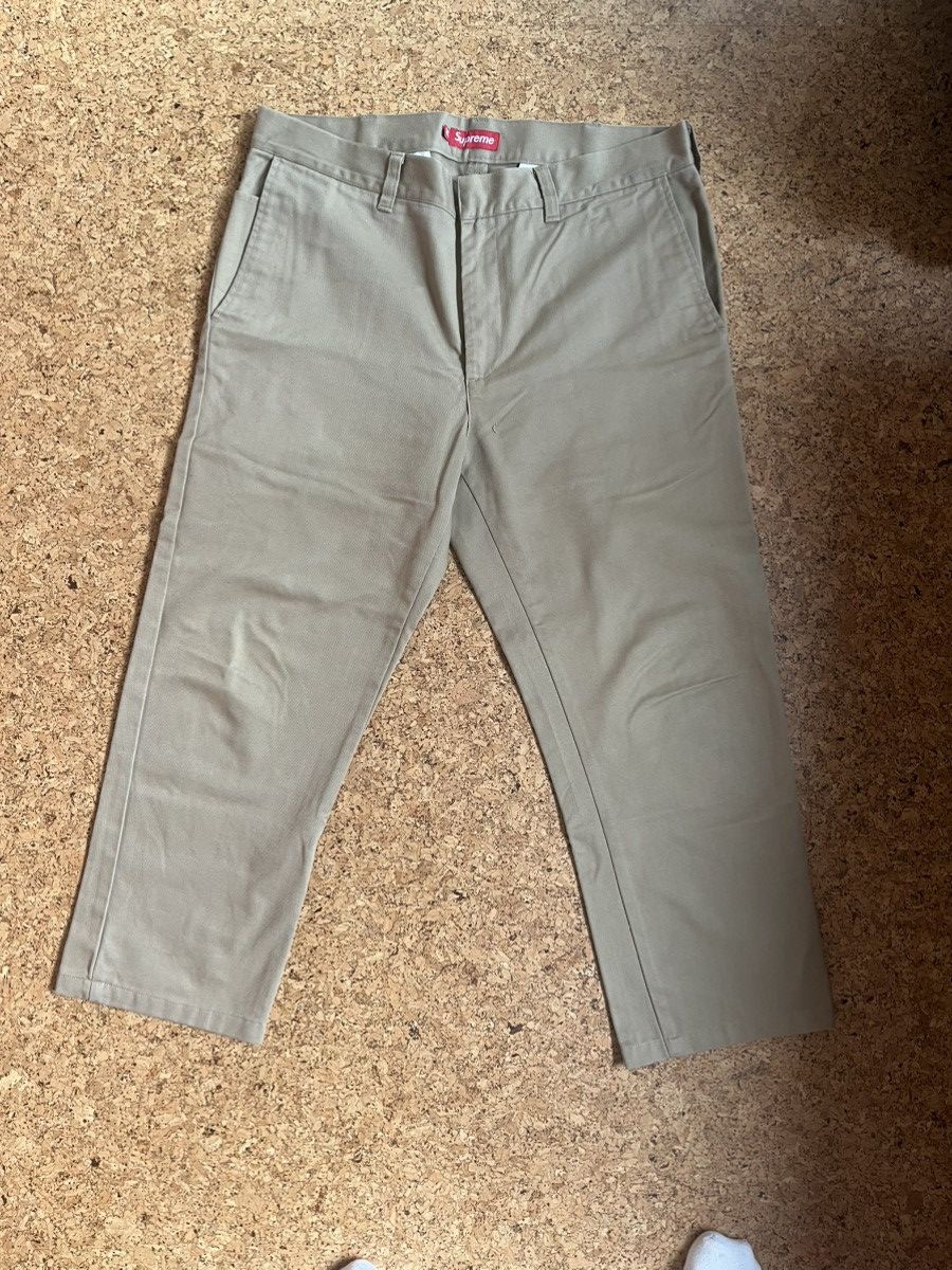 image of Vintage Supreme Work Pant Chino Size 36 in Beige, Men's