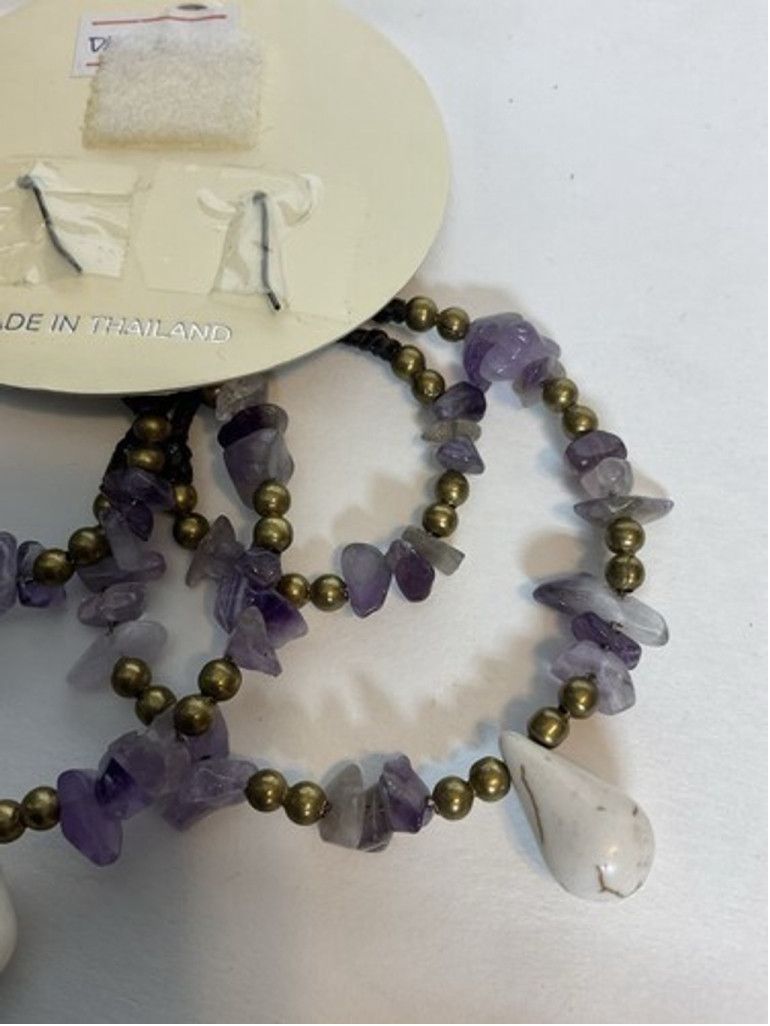 Other NWT Pannee Color Beaded Hoop Earrings Tone Dangle Drop 2.5" Size ONE SIZE - 6 Thumbnail