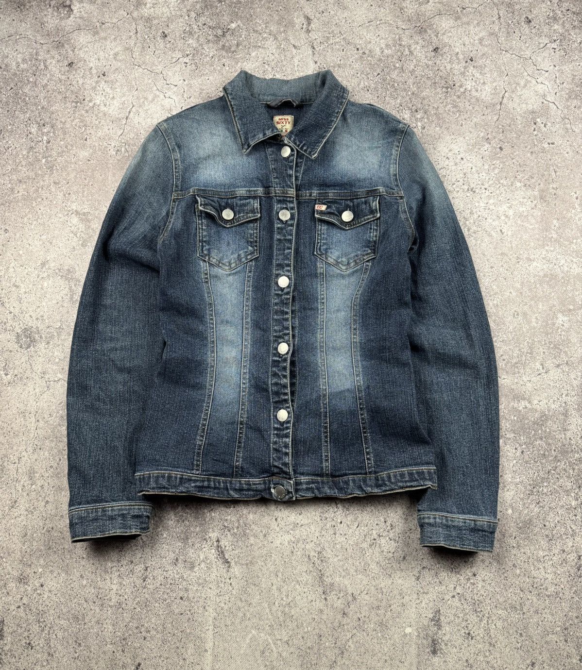 Miss Sixty Vintage Y2K Miss Sixty Denim Jacket Streetwear 90s Style Size S / US 4 / IT 40 - 1 Thumbnail