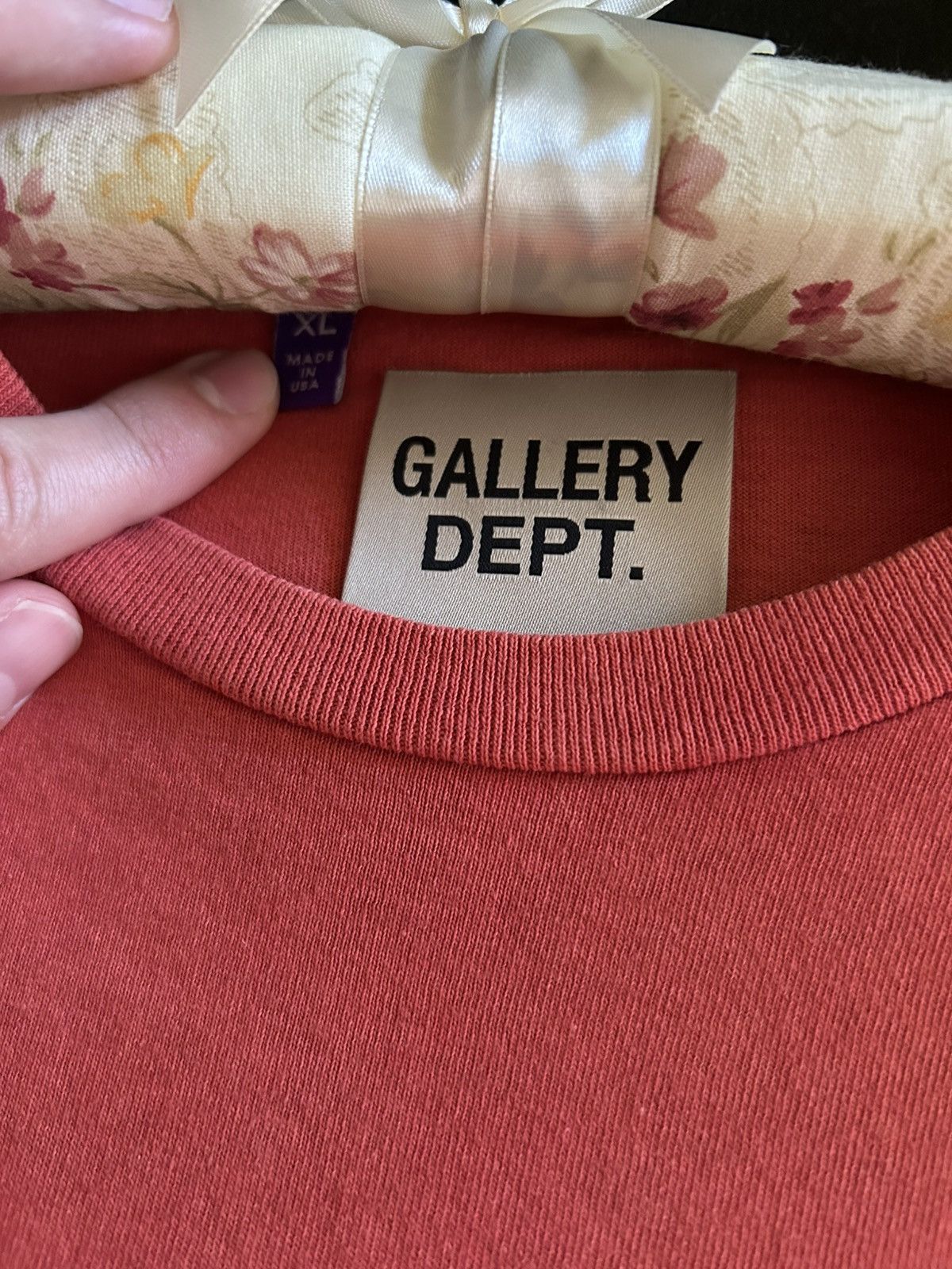 Gallery Dept. Gallery Dept. Salmon Paint Tee - Perfect Condition Size US XL / EU 56 / 4 - 5 Thumbnail