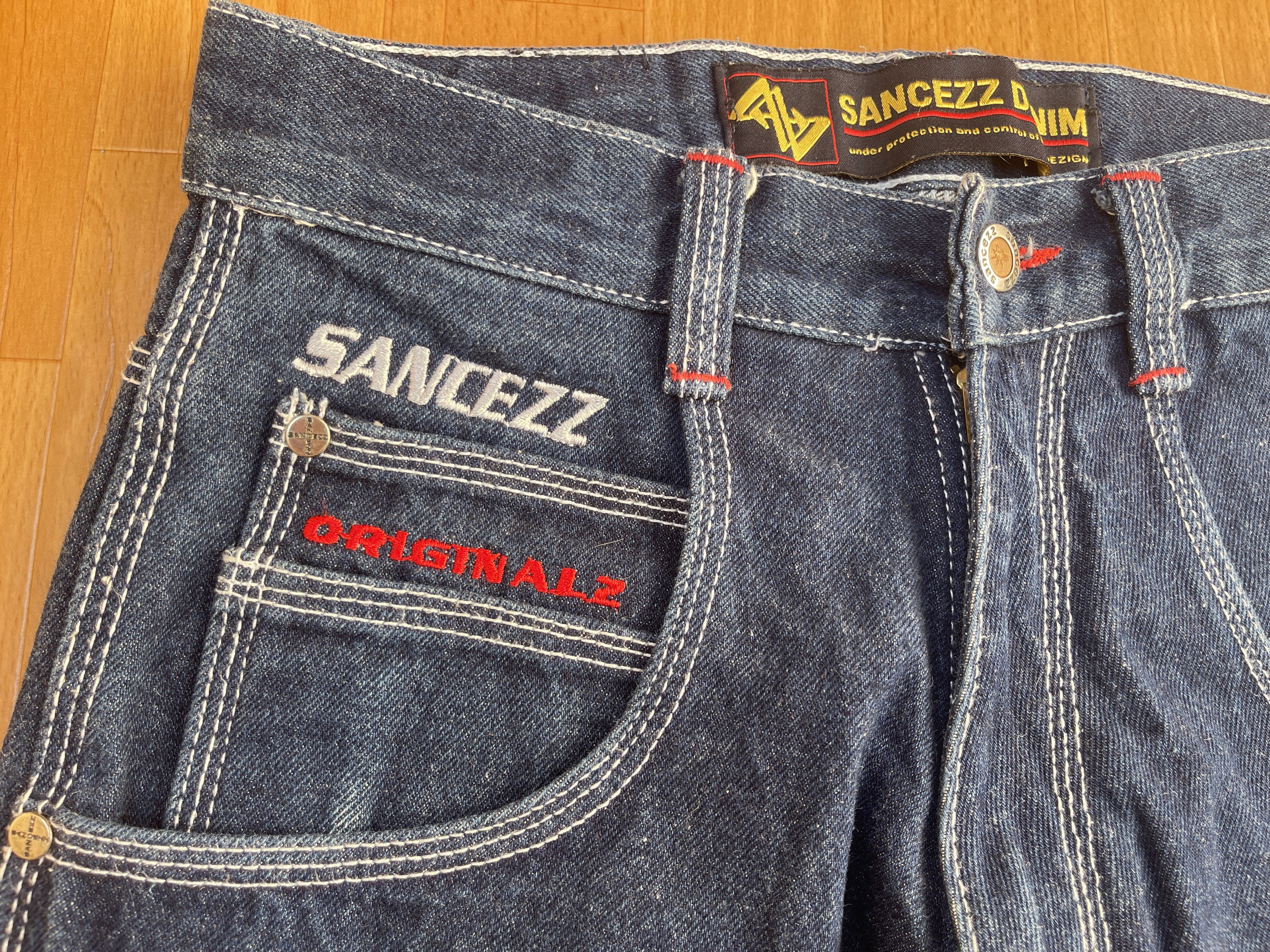 Other Sancezz jeans, vintage baggy jeans 90s hip hop skater Y2K 26 Size US 26 / EU 42 - 11 Thumbnail