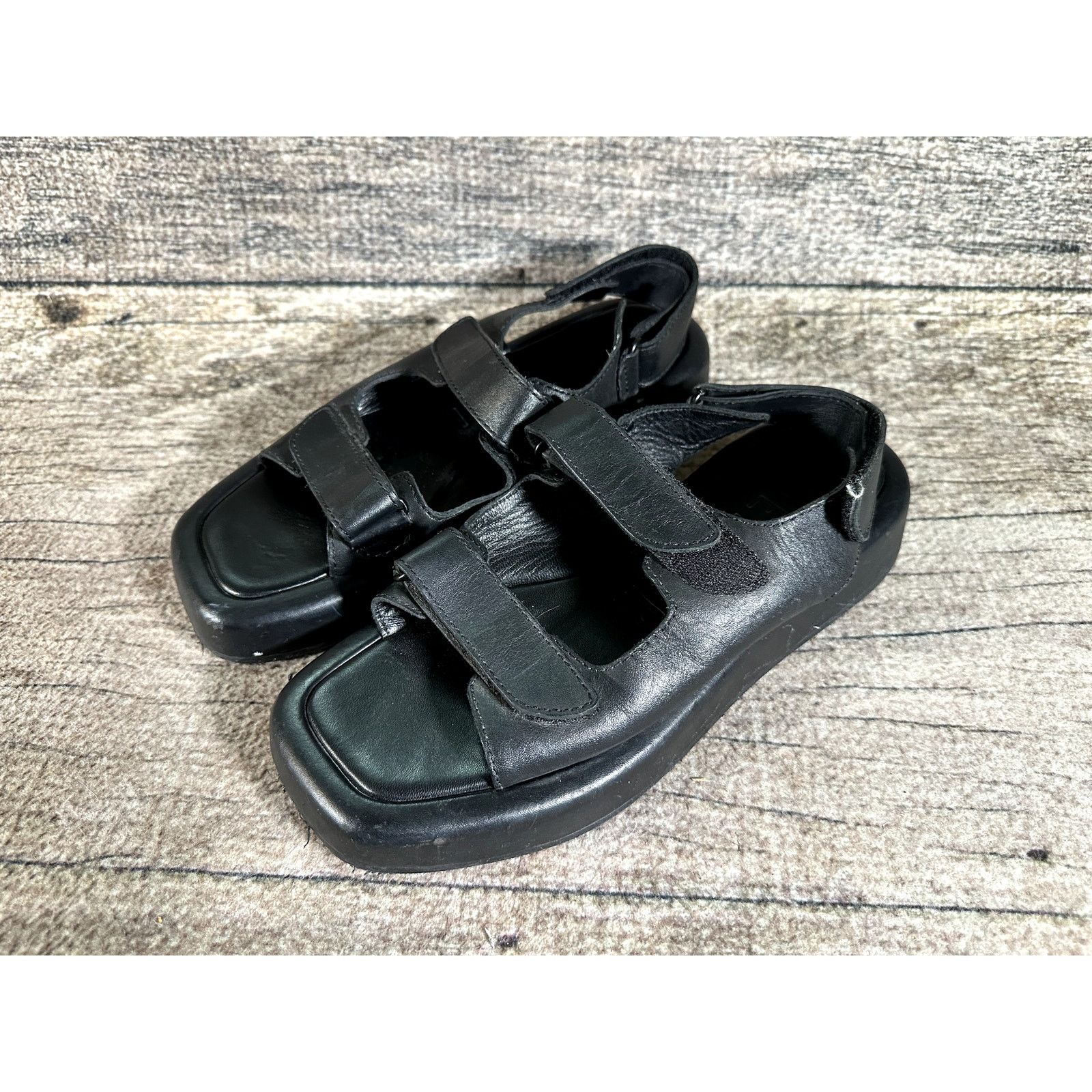 Loeffler Randall Loeffler Randall Blaise Leather Platform Sandals Mens Size 9 Size US 9 / EU 42 - 1 Thumbnail