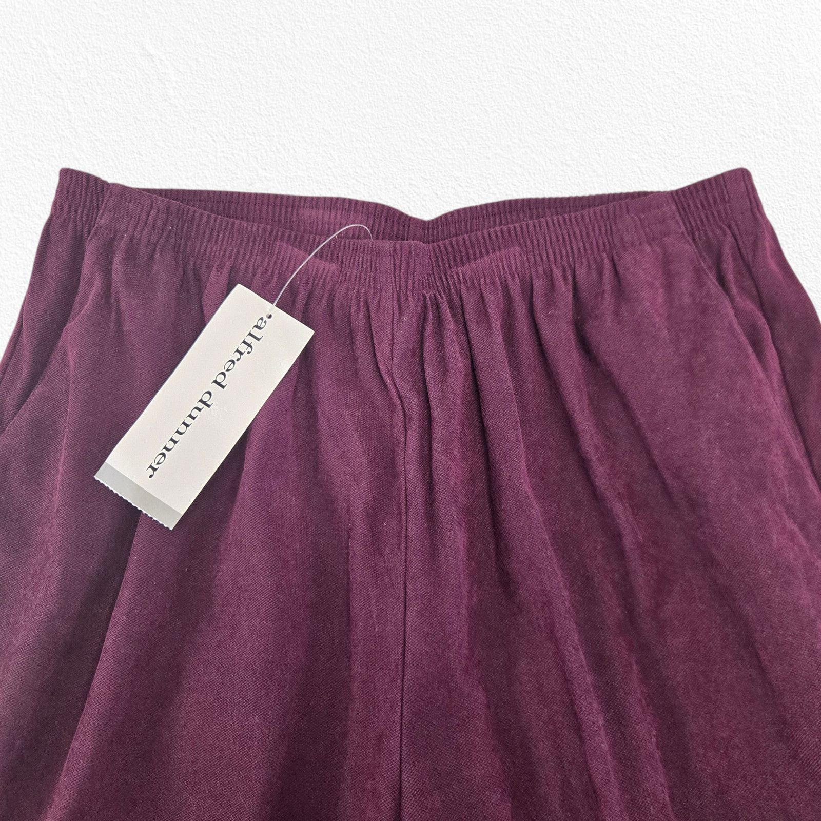 Other Alfred Dunner Deer Valley Pull On Pants Cranberry Size 14 Size 36" / US 14 / IT 50 - 3 Thumbnail