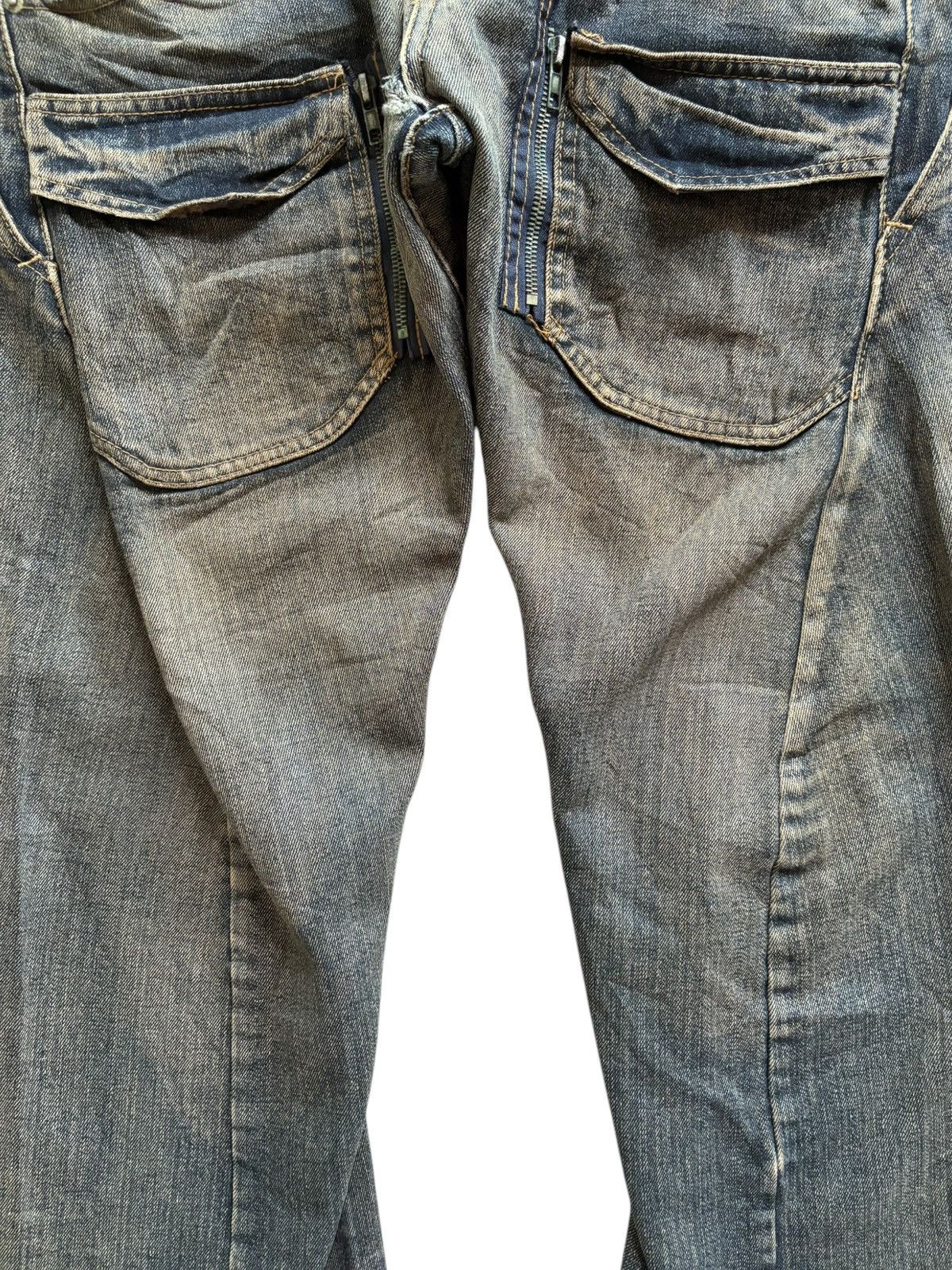 Designer Vintage Japanese Breathmint Double Waist Tactical Baggy Jean Size US 35 - 5 Thumbnail