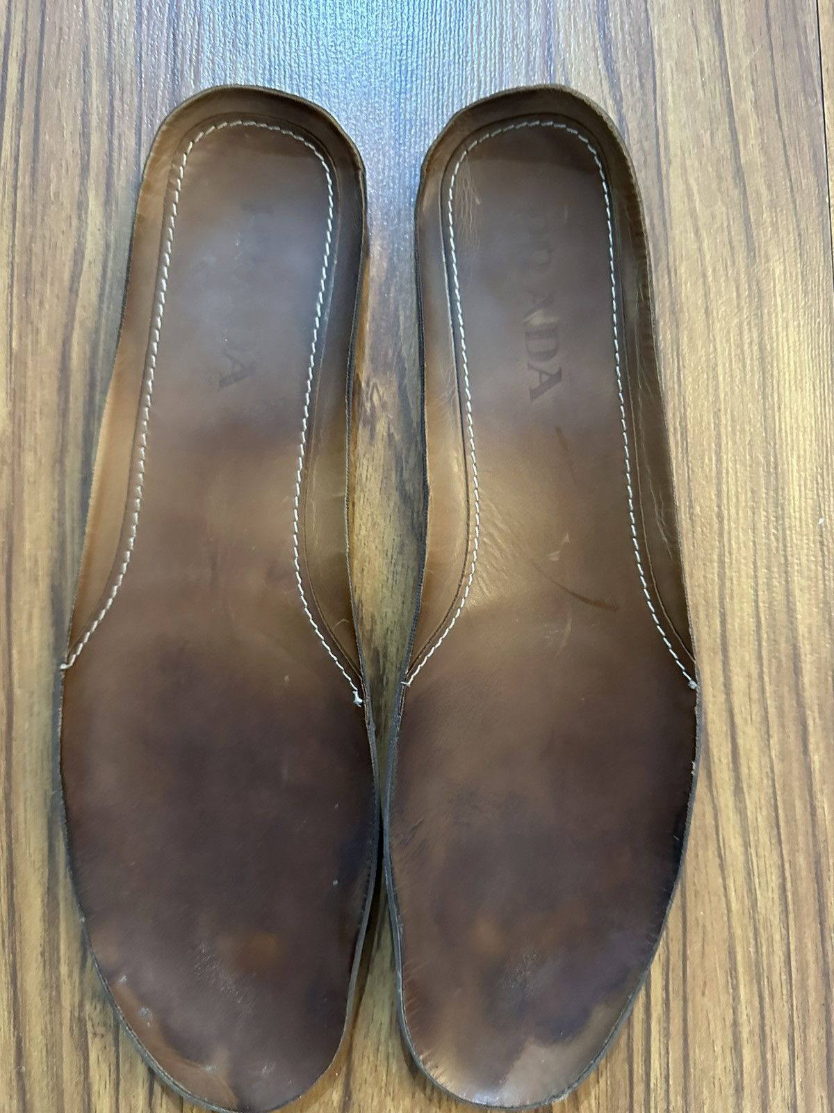 Prada Vintage Prada Pebbled Calfskin Leather Driving Loafers. Size US 9.5 / EU 42-43 - 10 Thumbnail