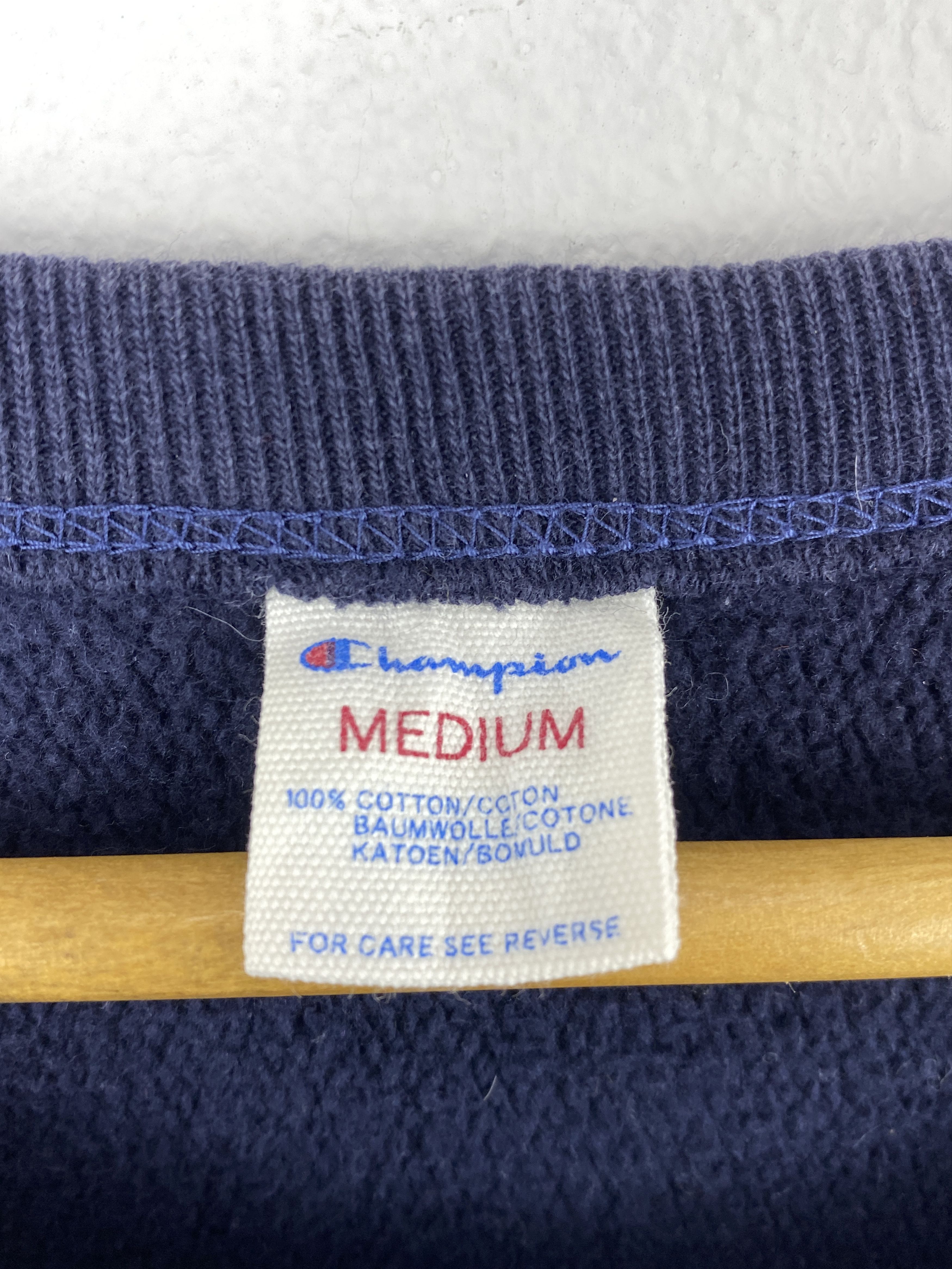 Champion Vintage Champion Plain Crewneck Sweatshirt SH0519 Size US M / EU 48-50 / 2 - 7 Thumbnail