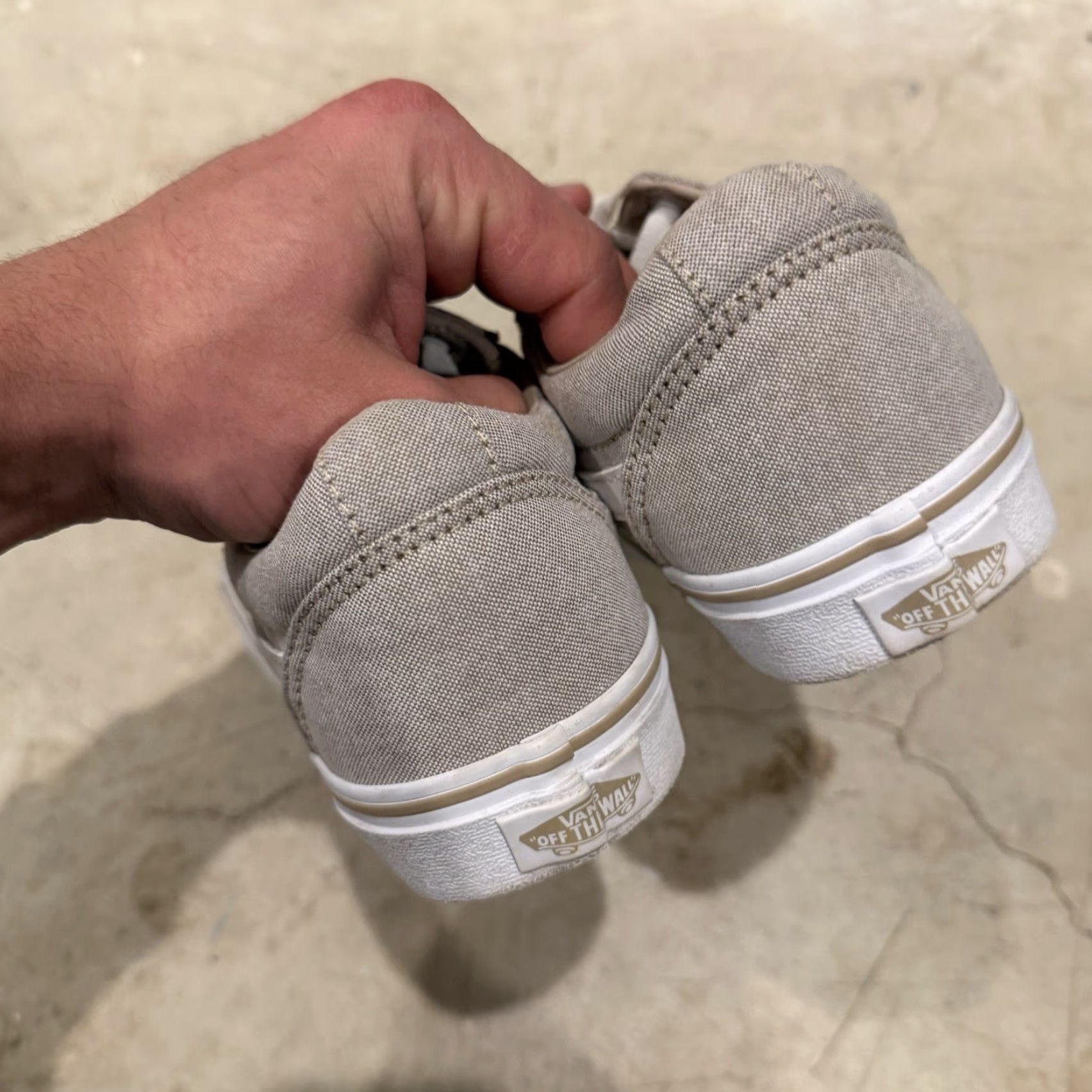 Vans VANS Ward Womens Low Top Lace Up Shoes In (Summer Camp) Taupe Size 8.5 Sneaker Shoes Womens Size M / US 6-8 / IT 42-44 - 7 Thumbnail
