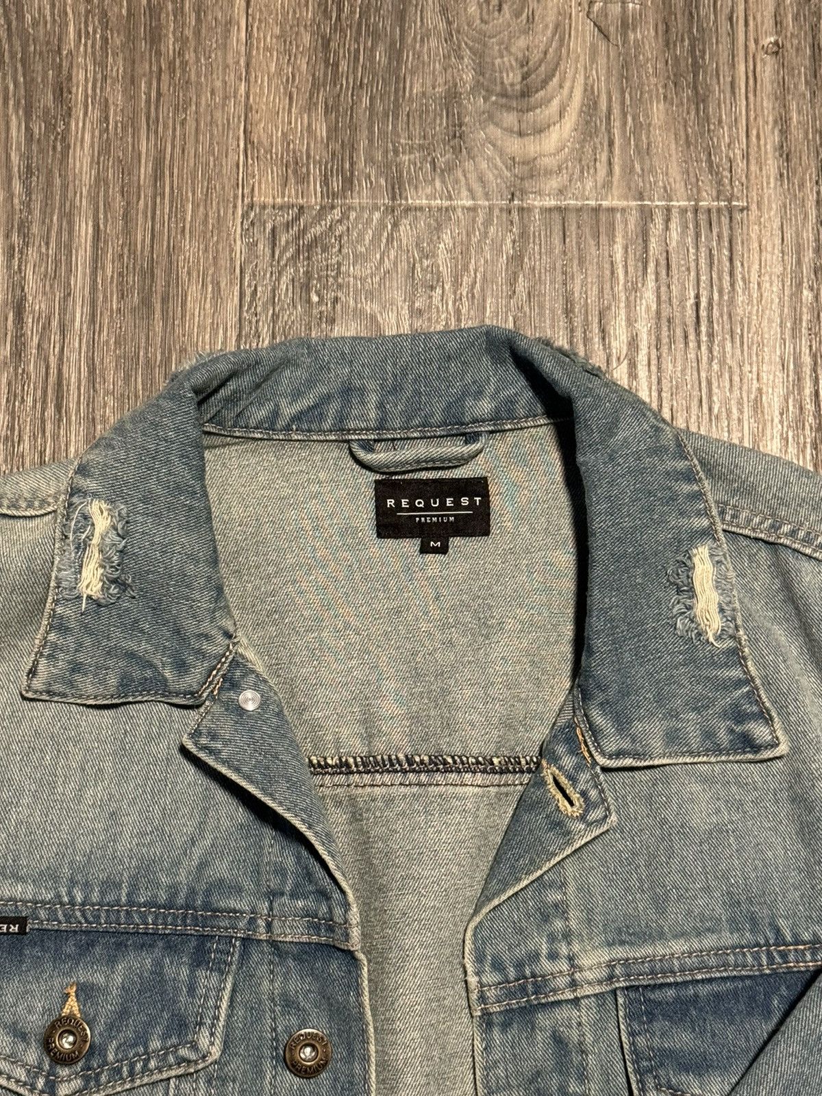 Other Pacsun Distressed Denim Hoodie Size US M / EU 48-50 / 2 - 4 Thumbnail