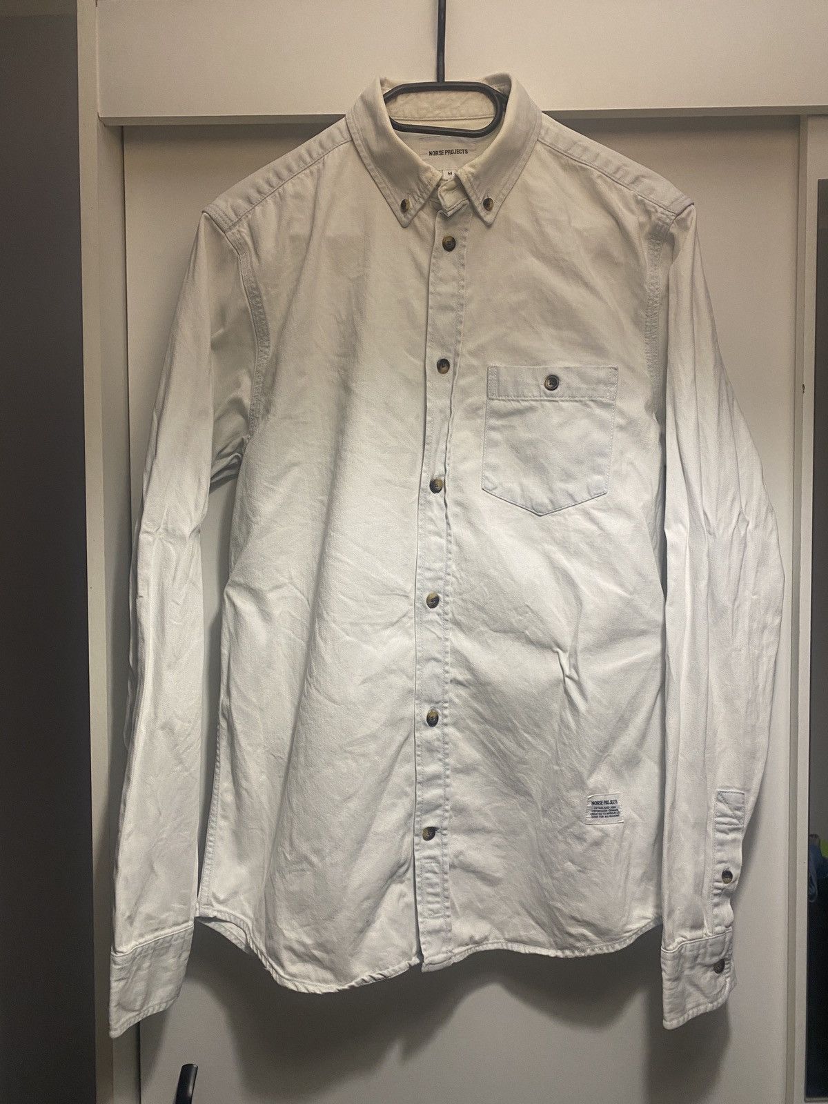 Norse Projects Norse projects denim shirt button up Size US M / EU 48-50 / 2 - 1 Thumbnail