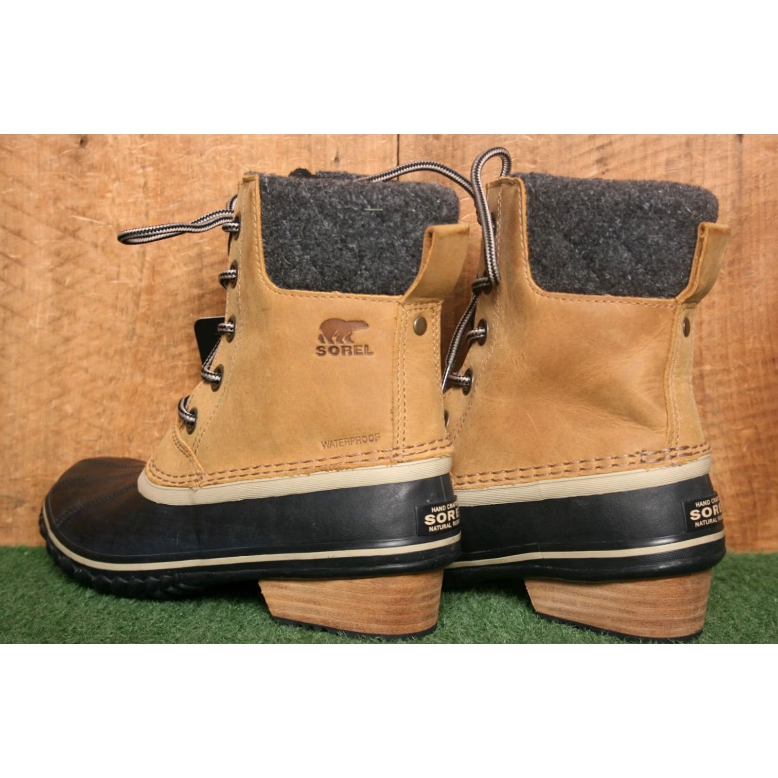 SOREL VINTAGE Sorel Slimpack Lace II Waterproof Rubber/Leather/Wool Duck Boots Women's Sz. 7 Boots Mens? Size US 7 / IT 37 - 3 Thumbnail