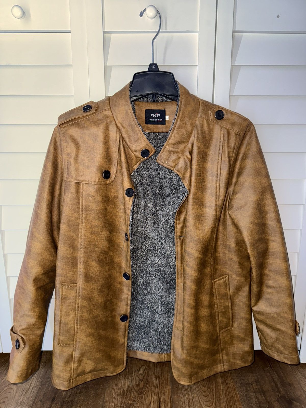 Other Fur lined upscale leather jacket Size US M / EU 48-50 / 2 - 5 Thumbnail