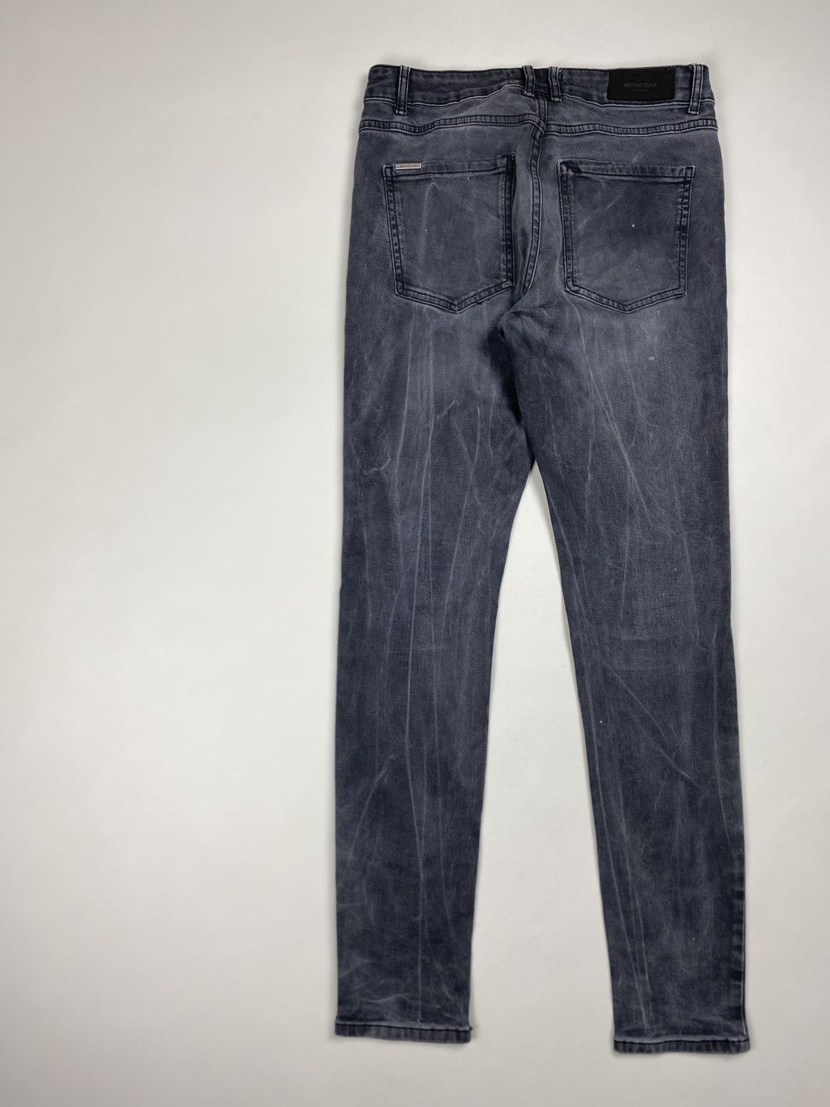 Represent Clo. Represent men’s Repaired Distressed Skinny Denim Jeans Size US 32 / EU 48 - 17 Thumbnail