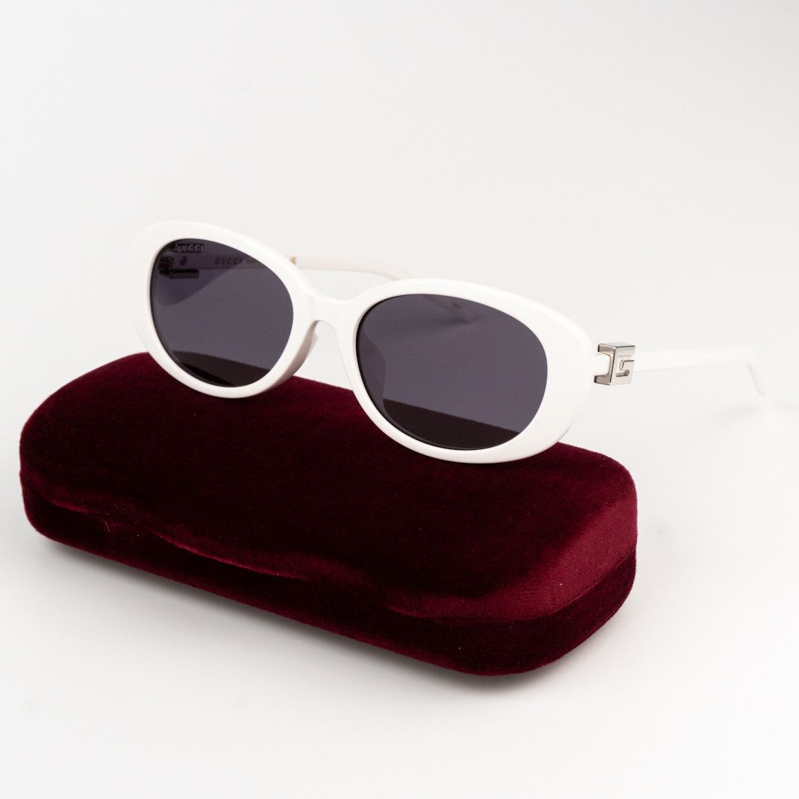 Gucci NEW Gucci GG1684SA 006 Unisex Oval Sunglasses GG 1684SA Size ONE SIZE - 2 Thumbnail