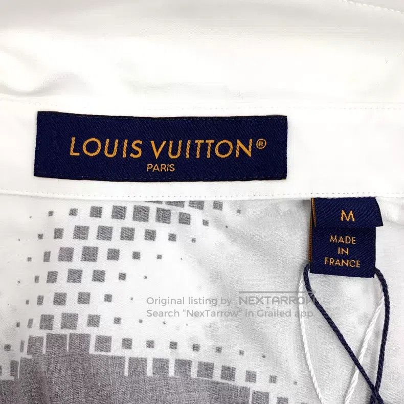 Louis Vuitton Louis Vuitton 24 white logo presbyopic cotton lapel single Size US M / EU 48-50 / 2 - 5 Thumbnail