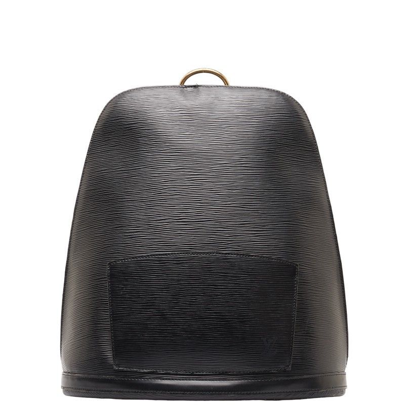 image of Louis Vuitton Epi Gobelins Backpack Leather M52292 In Good Condition in Black, Women's