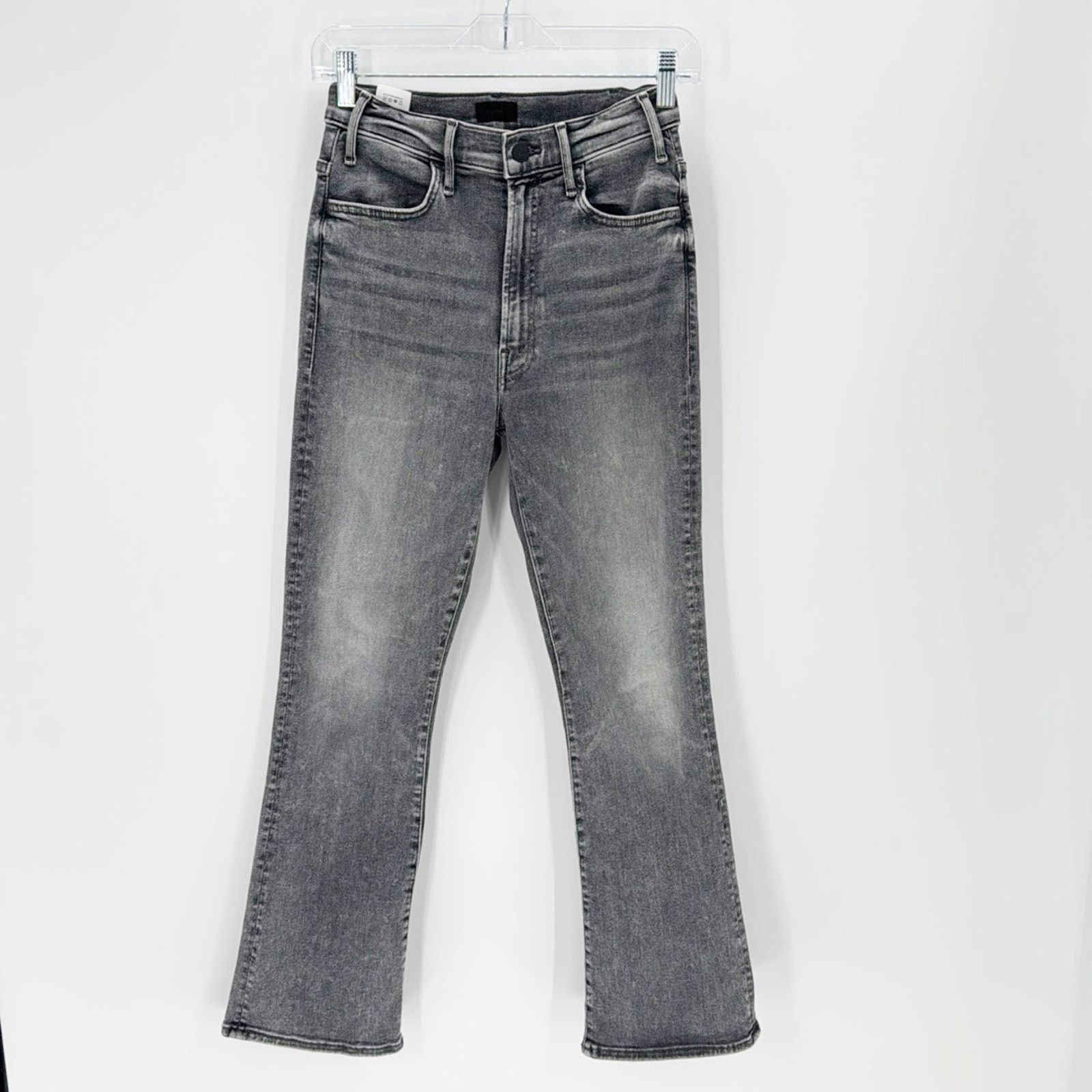MOTHER Mother The Hustler High Waist Ankle Bootcut Jean Gray sz 26 Size 26" / US 2 / IT 38 - 1 Thumbnail