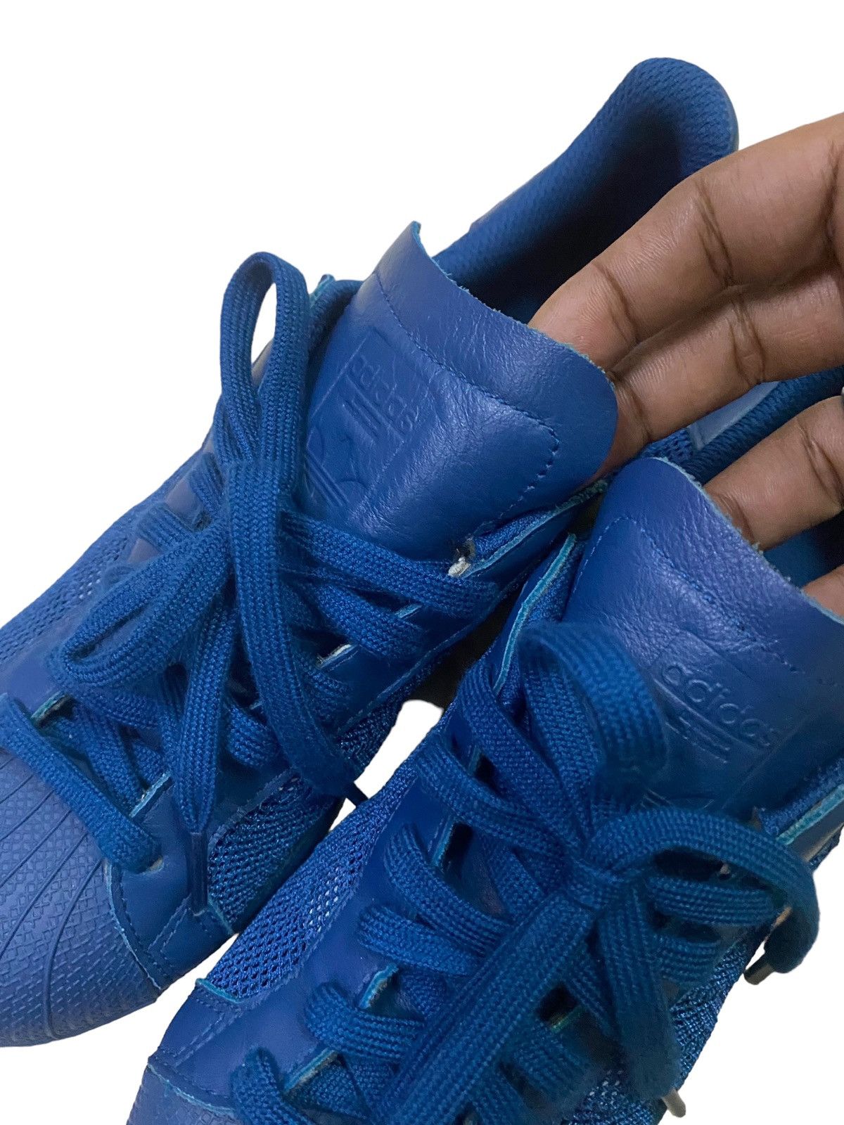 Adidas × Vintage Adidas Superstar Triple Knit Navy Size US 7 / EU 40 - 5 Thumbnail