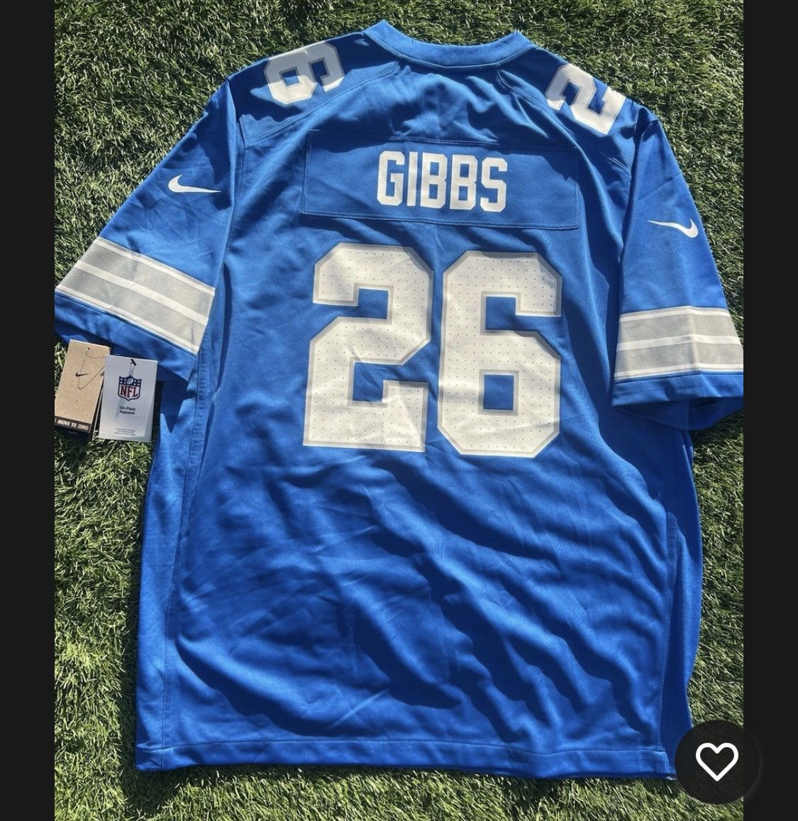 Nike Men’s XXXL Jahmyr Gibbs Detroit Lions Nike #26 Rookie Year Size US XXL / EU 58 / 5 - 3 Thumbnail