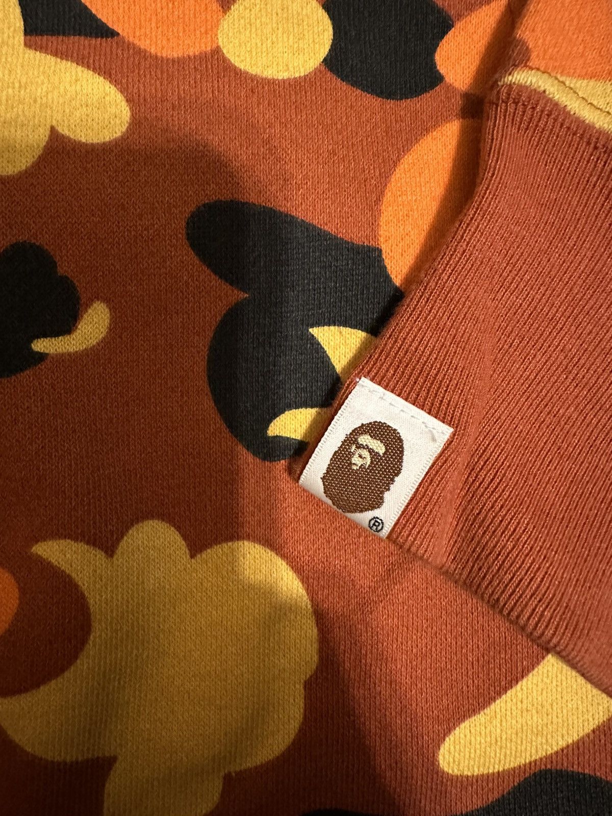 Bape Bape 1st Camo Hoodie Orange Camo Size US L / EU 52-54 / 3 - 2 Thumbnail