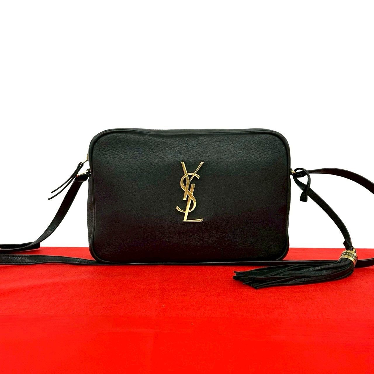 Yves Saint Laurent Yves Saint Laurent Saint Laurent Paris Leather Tassel Mini Shoulder Bag Leather Shoulder Bag DUTY FREE for USA Size ONE SIZE - 1 Thumbnail