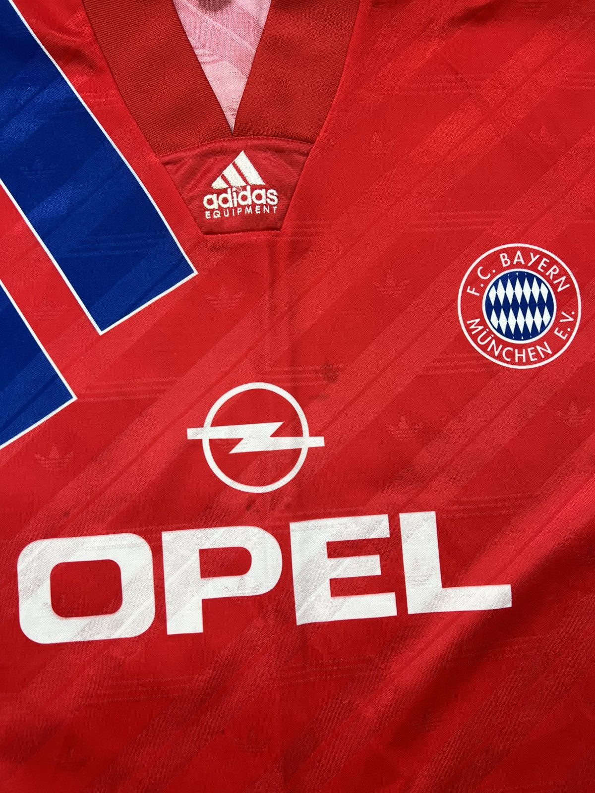 Adidas Adidas Bayern Munchen 1991/1992/1993 Home Kit Soccer Jersey Size US M / EU 48-50 / 2 - 2 Thumbnail