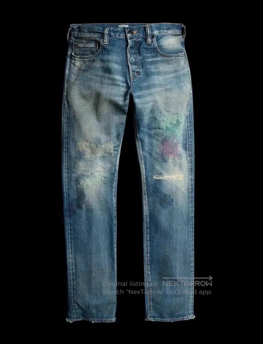 Prps Blue Distressed Denim Jeans. Size US 30 / EU 46 - 1 Thumbnail