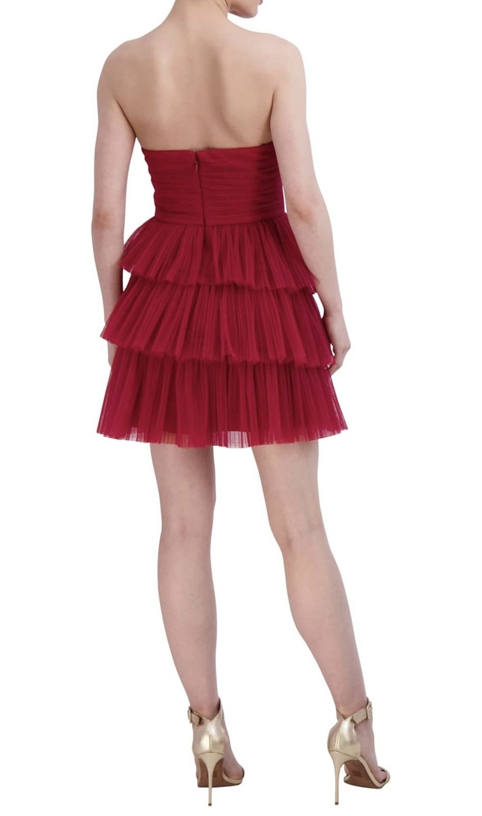 Bcbgmaxazria BCBGMAXAZRIA Women's Strapless Mini Evening Dress Size XS / US 0-2 / IT 36-38 - 3 Thumbnail