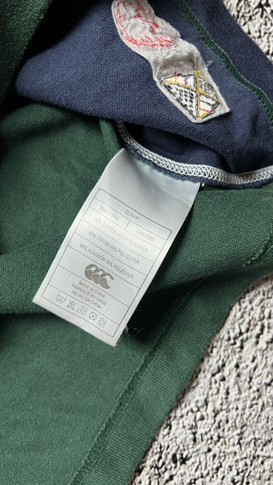 Canterbury of New Zealand Early 00’s Y2K London Irish vintage rugby shirt Canterbury Size US XL / EU 56 / 4 - 7 Thumbnail